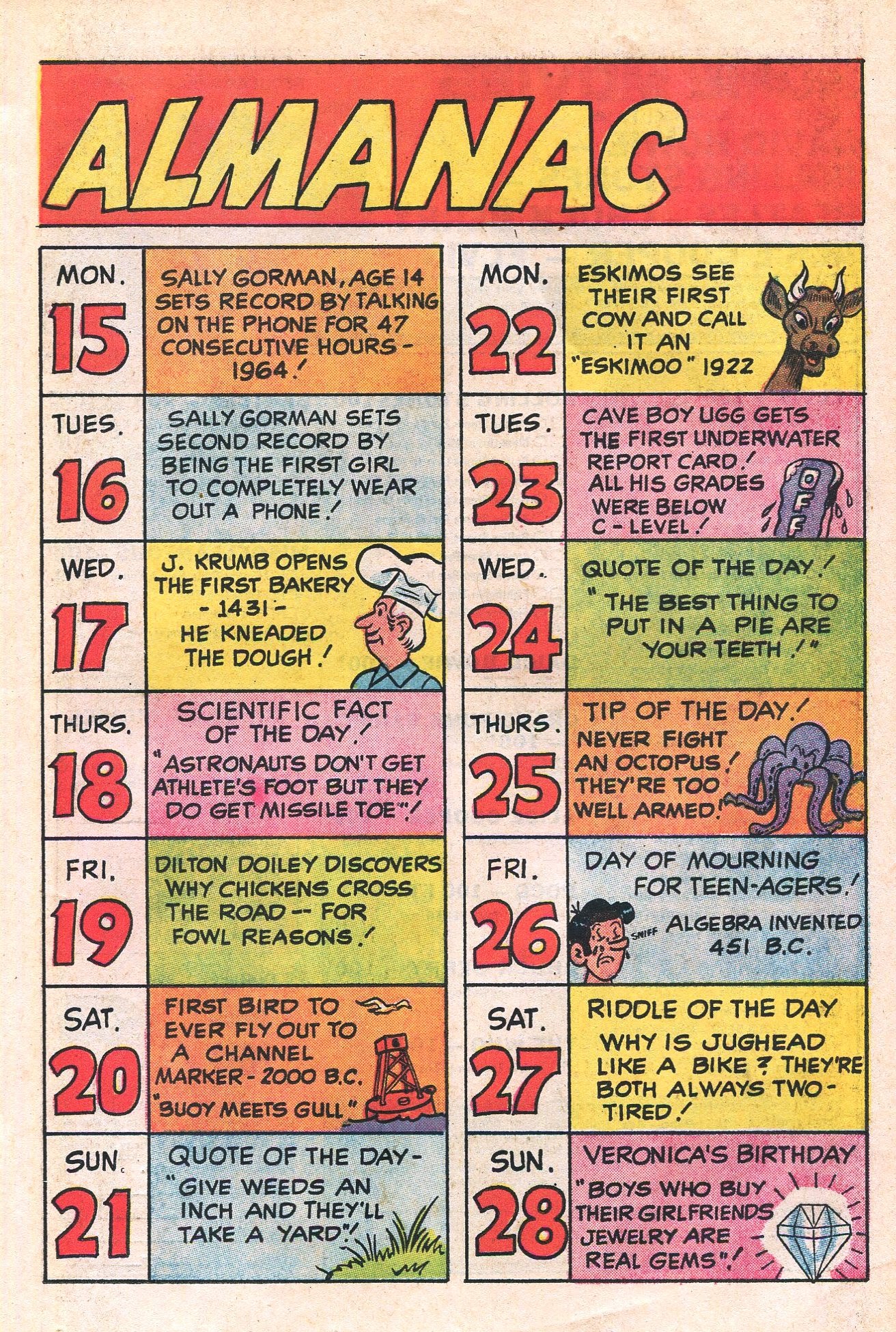 Read online Jughead's Jokes comic -  Issue #37 - 23