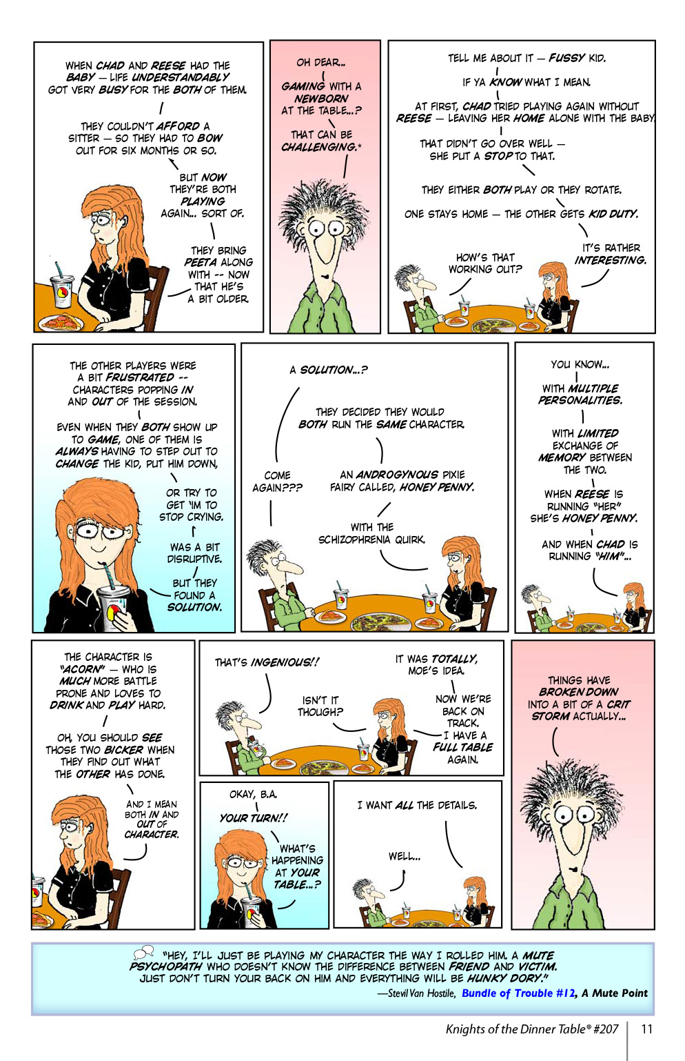 Read online Knights of the Dinner Table comic -  Issue #207 - 13