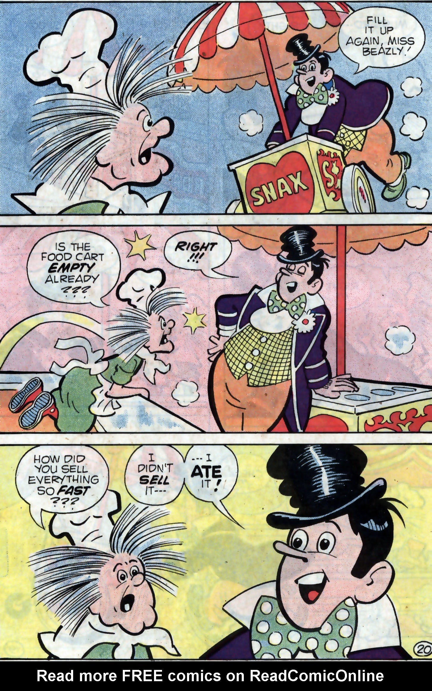 Read online Archie's Circus comic -  Issue # Full - 19