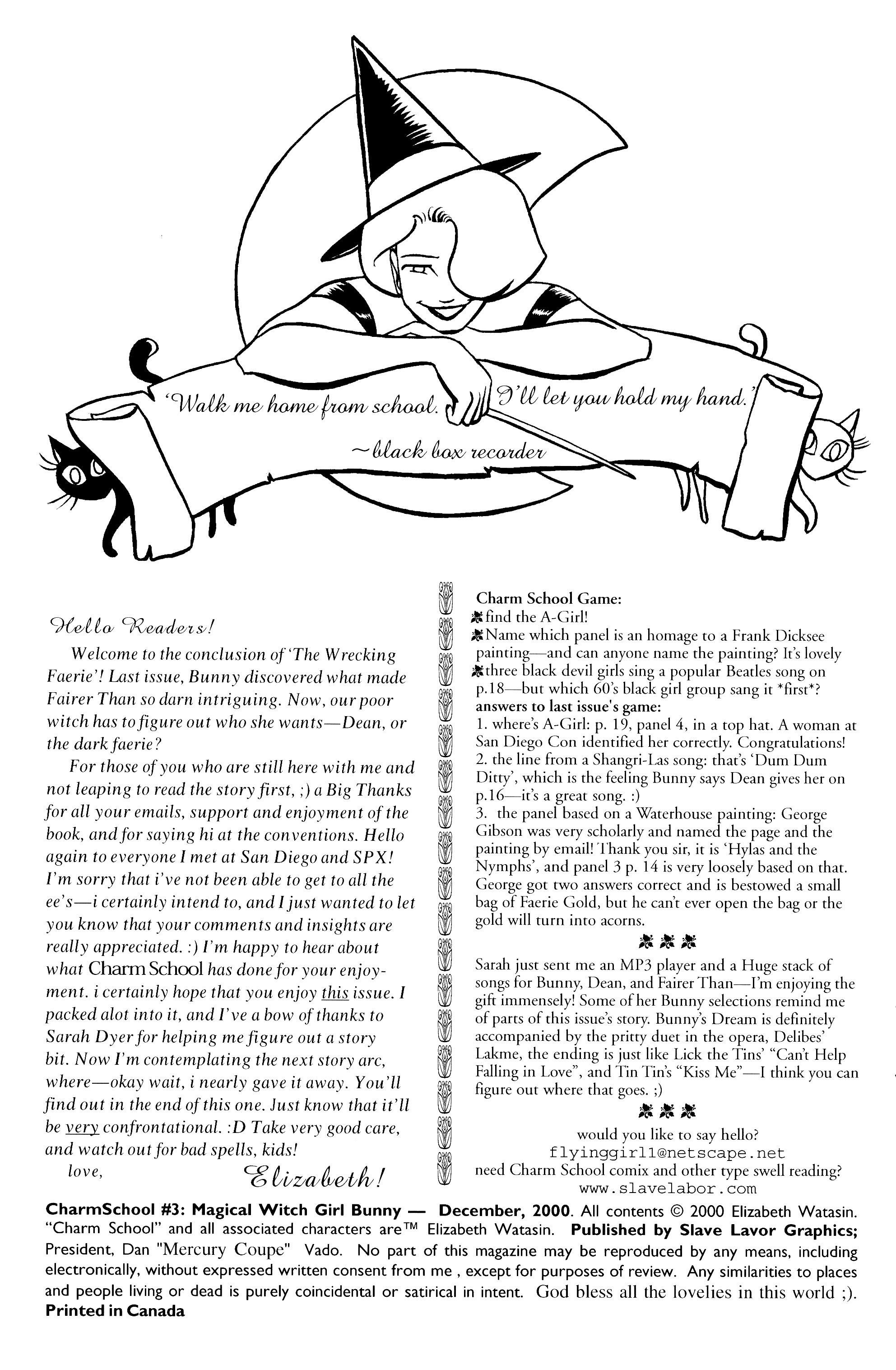 Read online Charm School: Magical Witch Girl Bunny comic -  Issue #3 - 2