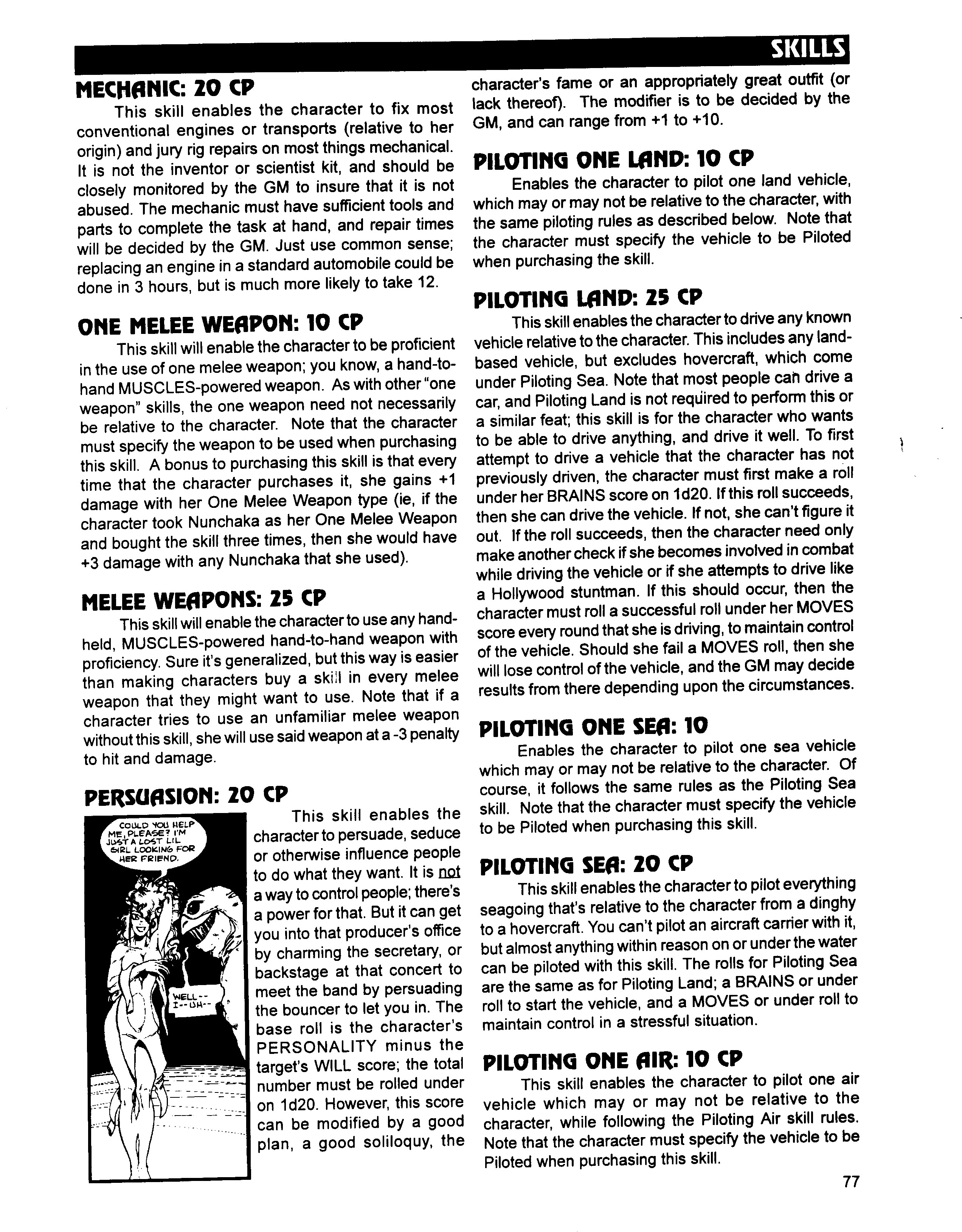 Read online Superbabes: The Femforce Role-Playing Game comic -  Issue # TPB - 79