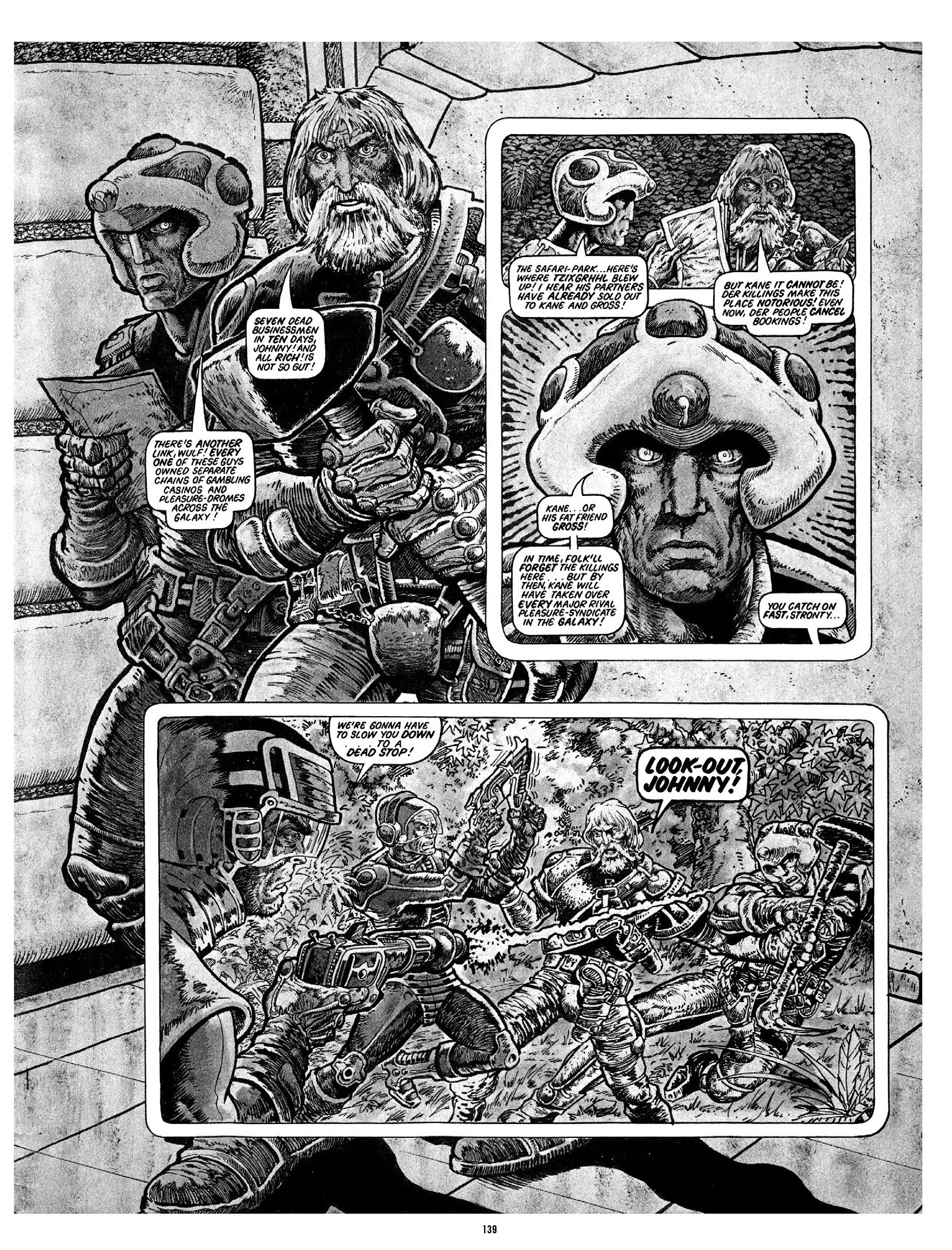 Read online Strontium Dog Search and Destroy: The Starlord Years comic -  Issue # TPB - 125