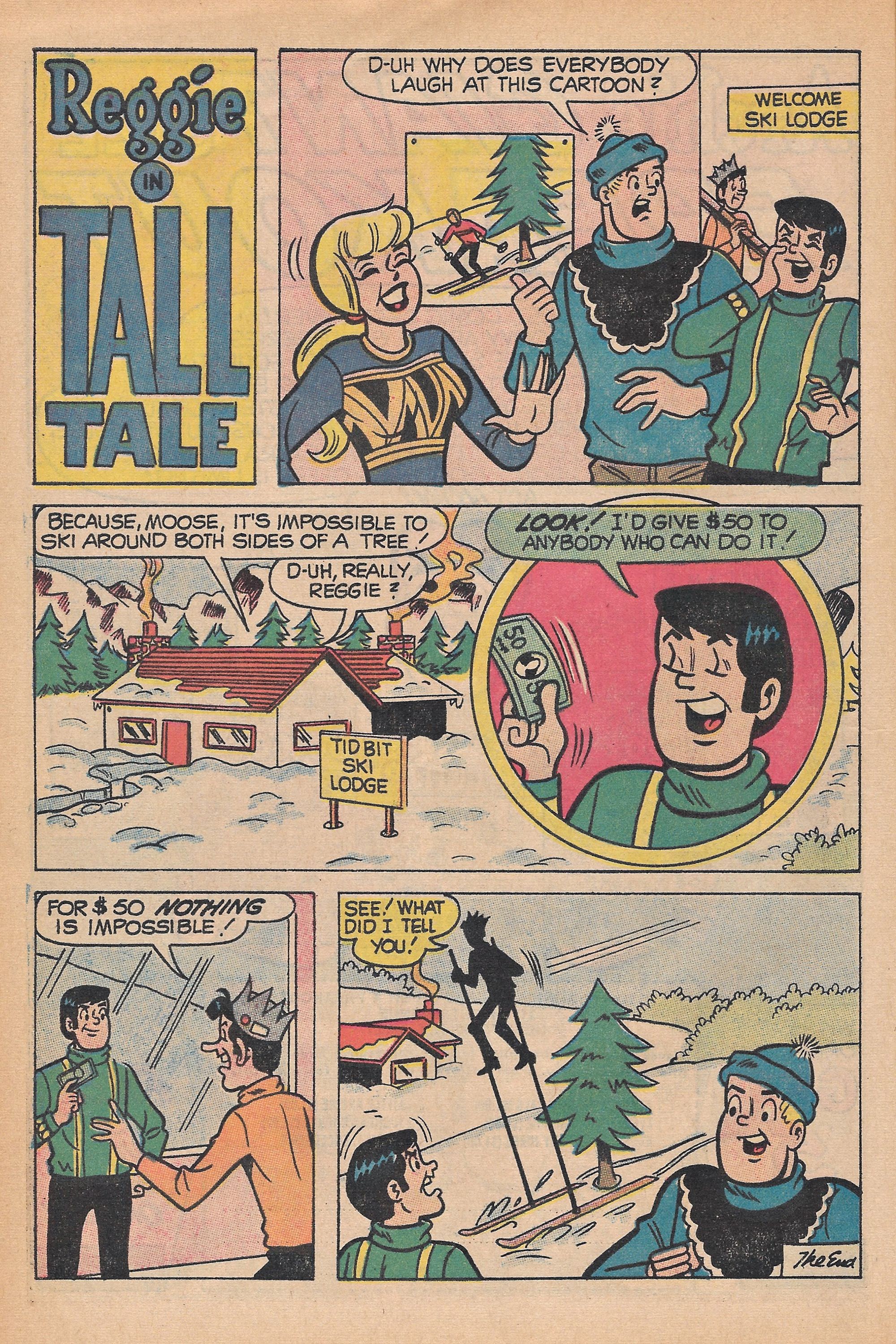 Read online Reggie's Wise Guy Jokes comic -  Issue #11 - 56