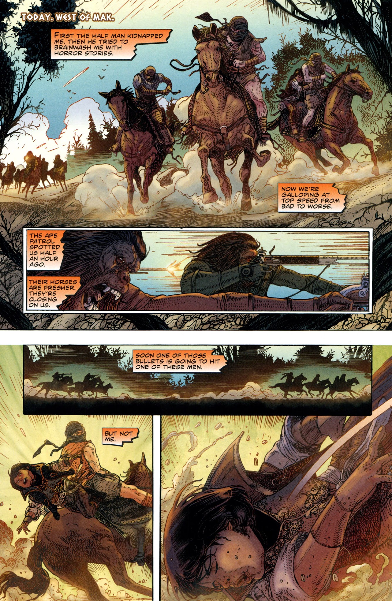 Read online Planet of the Apes (2011) comic -  Issue #15 - 8