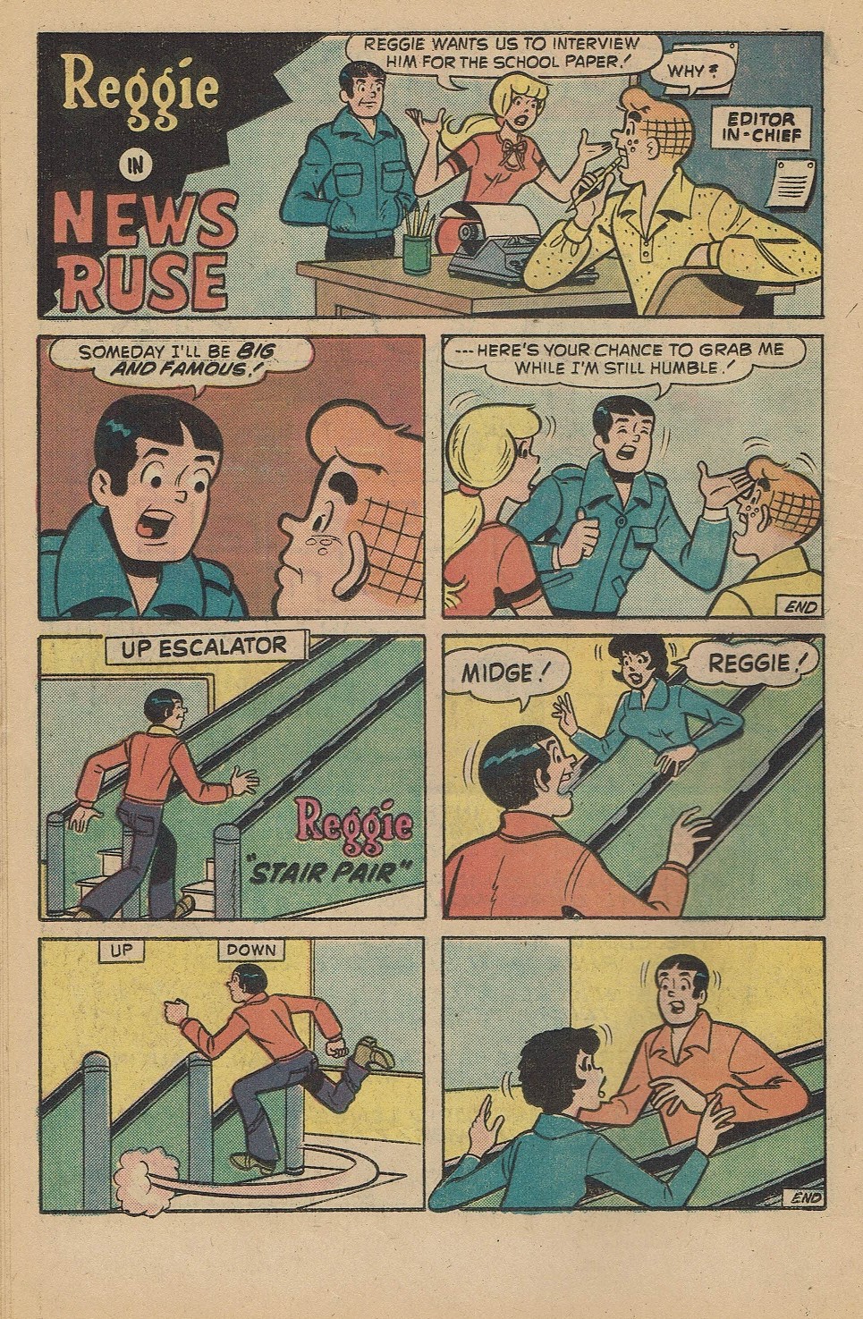 Read online Reggie's Wise Guy Jokes comic -  Issue #35 - 18