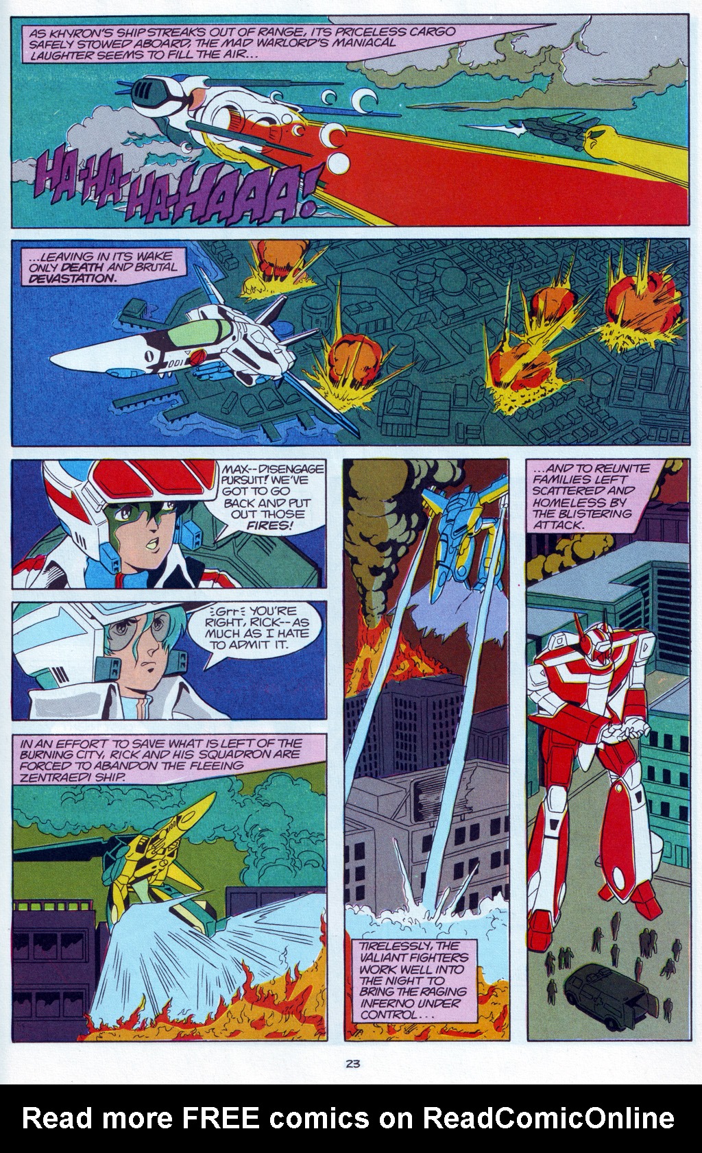 Read online Robotech The Macross Saga comic -  Issue #35 - 24