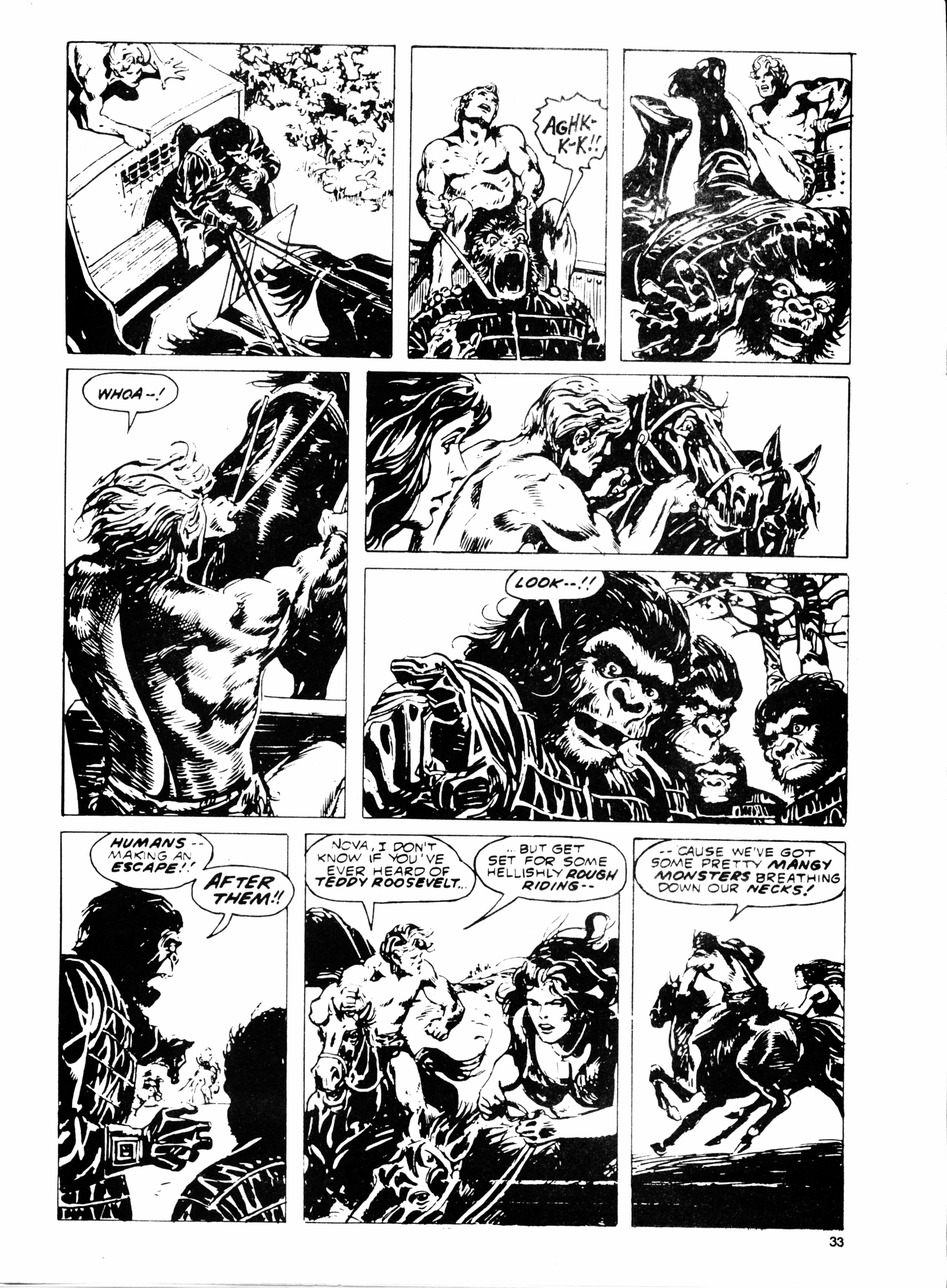 Read online Planet of the Apes (1974) comic -  Issue #117 - 33