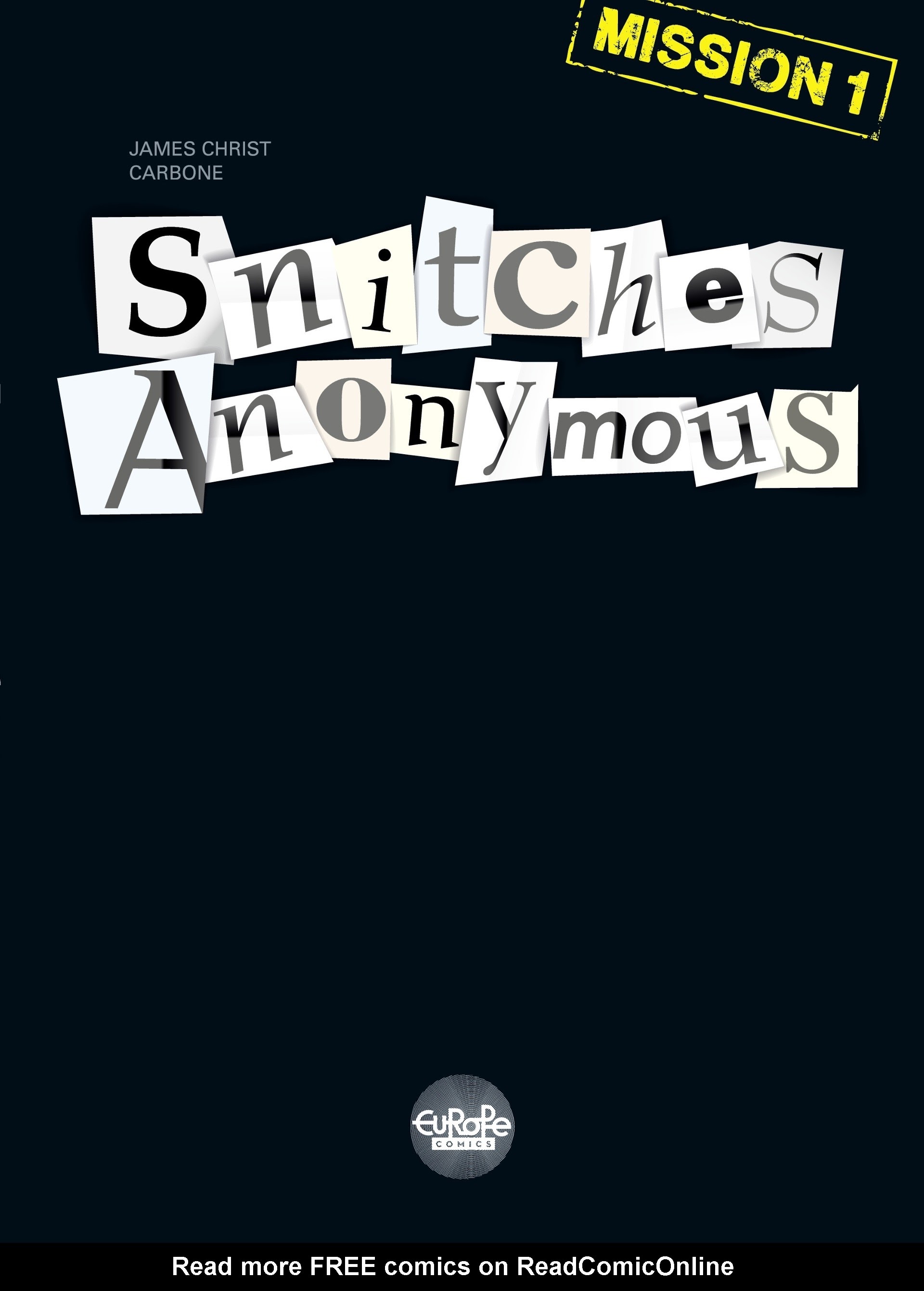 Read online Snitches Anonymous comic -  Issue # Full - 1