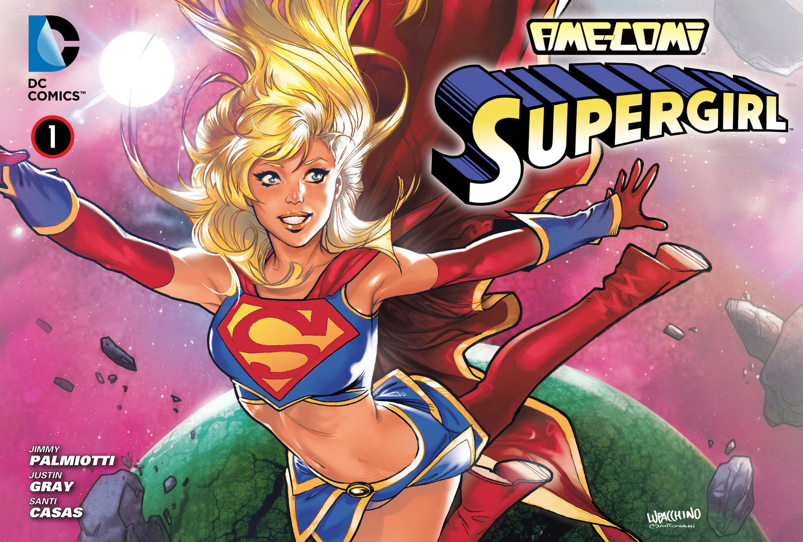 Read online Ame-Comi: Supergirl comic -  Issue #1 - 1