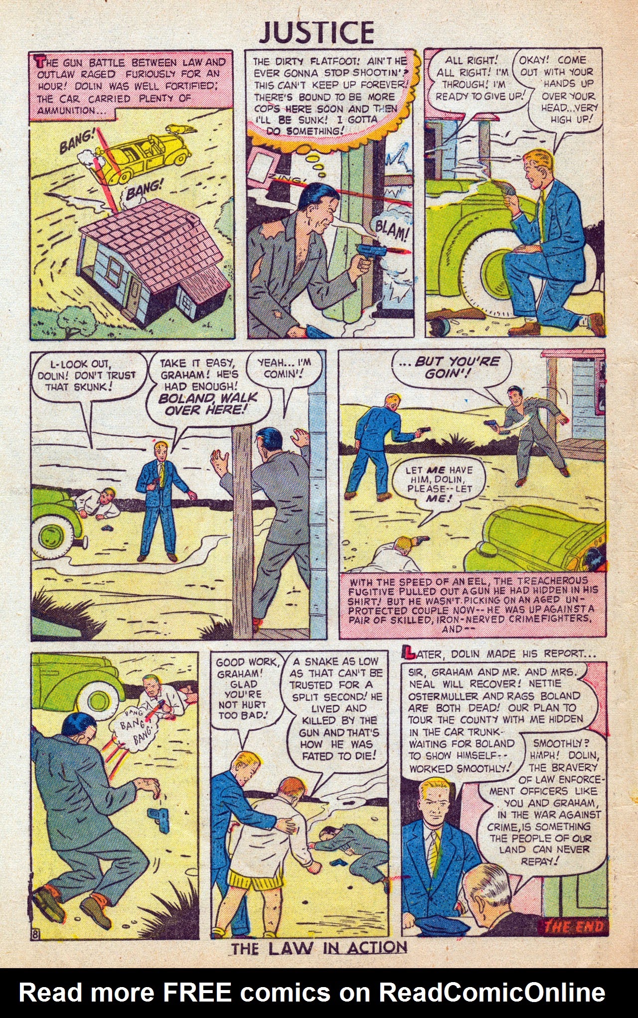 Read online Justice (1947) comic -  Issue #10 - 32