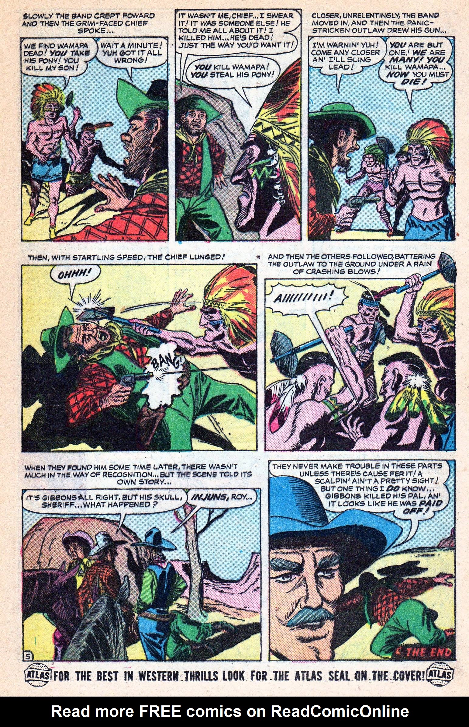 Read online Western Outlaws (1954) comic -  Issue #3 - 24