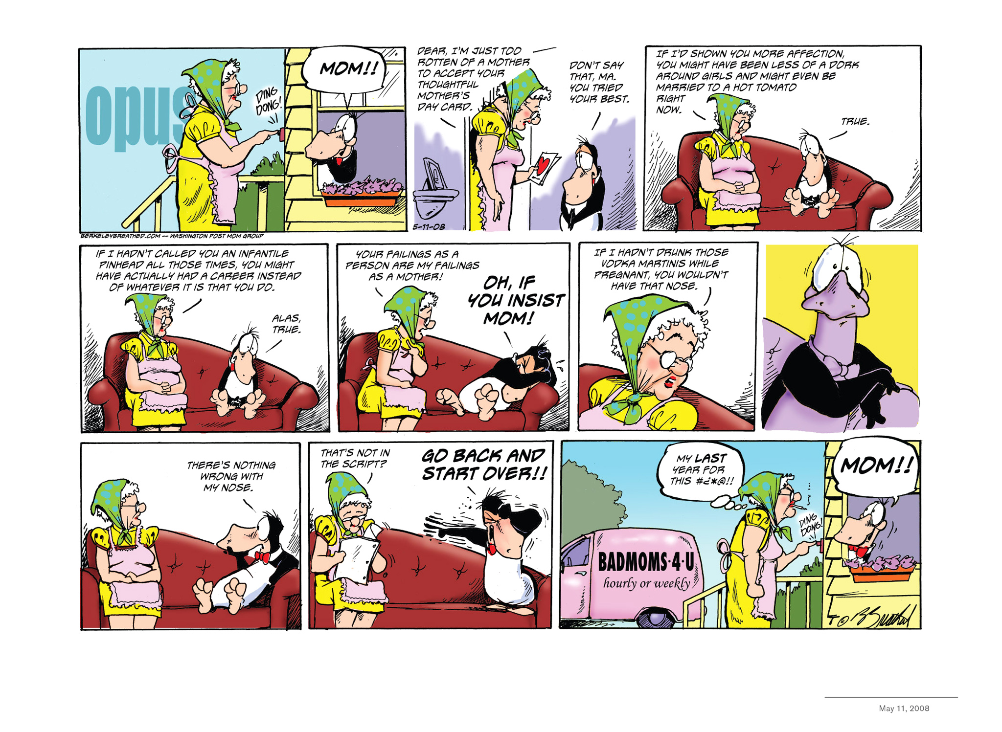 Read online Opus Complete Sunday Strips From 2003-2008 comic -  Issue # TPB (Part 3) - 43