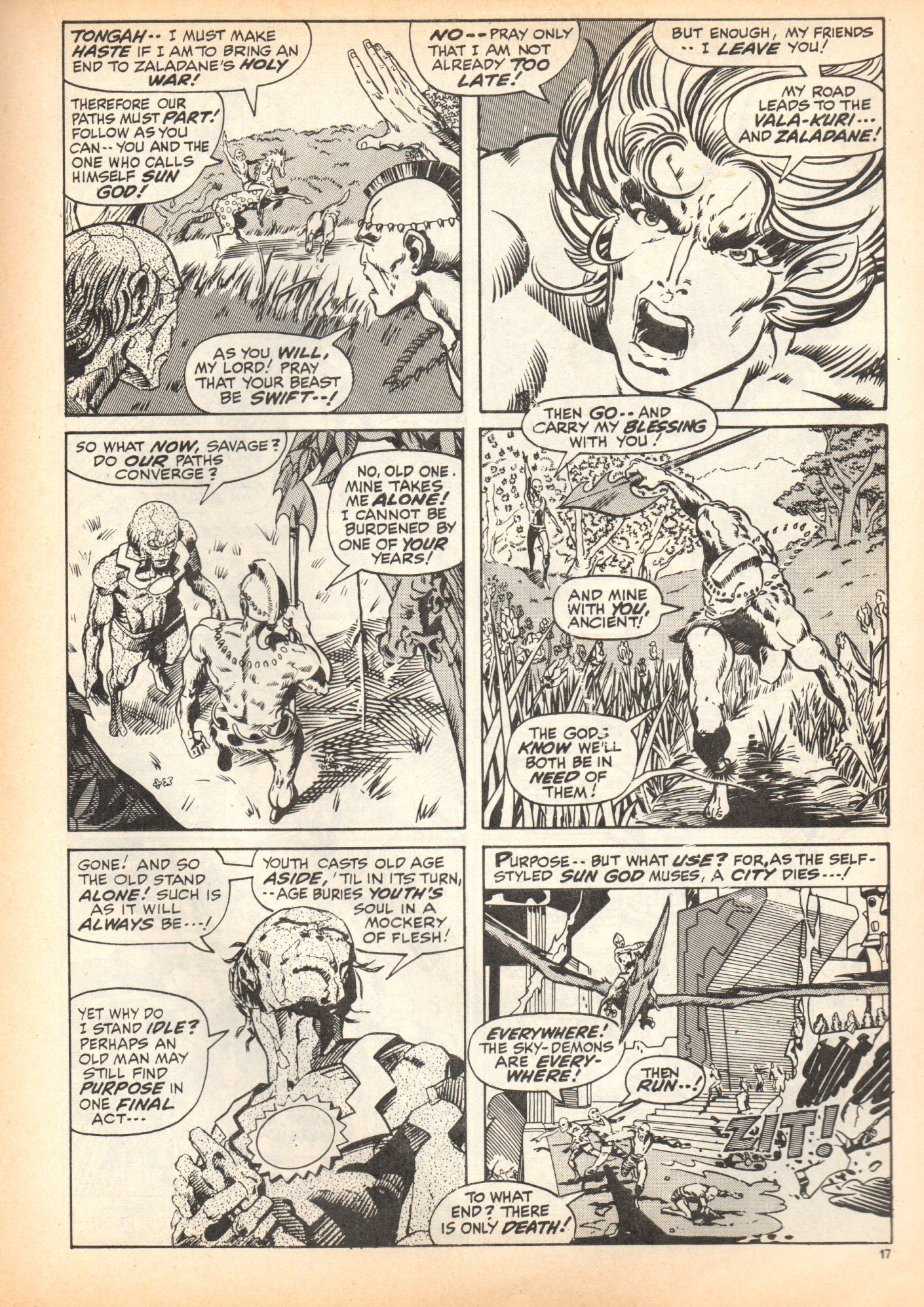 Read online Planet of the Apes (1974) comic -  Issue #5 - 17