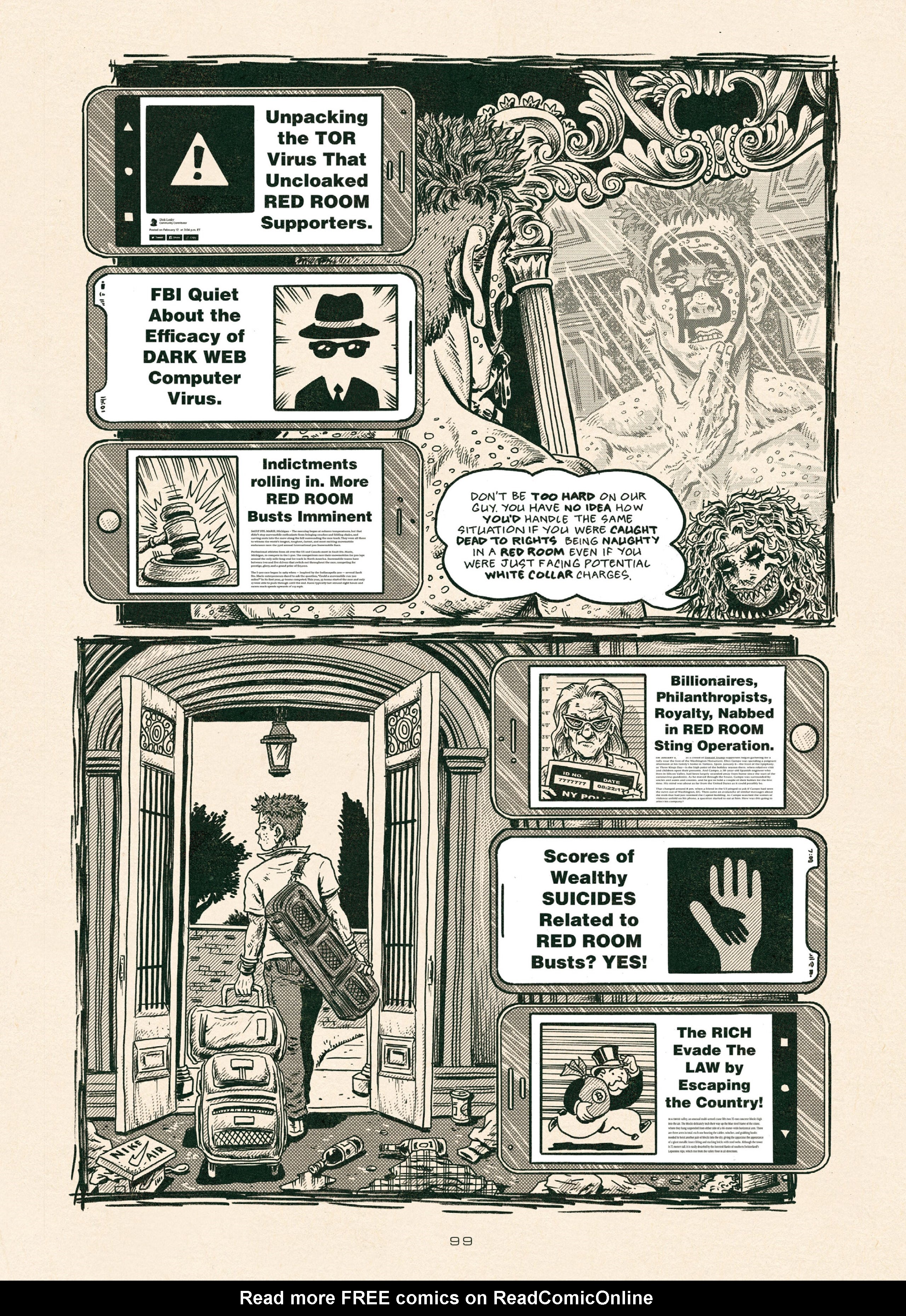 Read online Red Room: Trigger Warnings comic -  Issue # TPB - 109