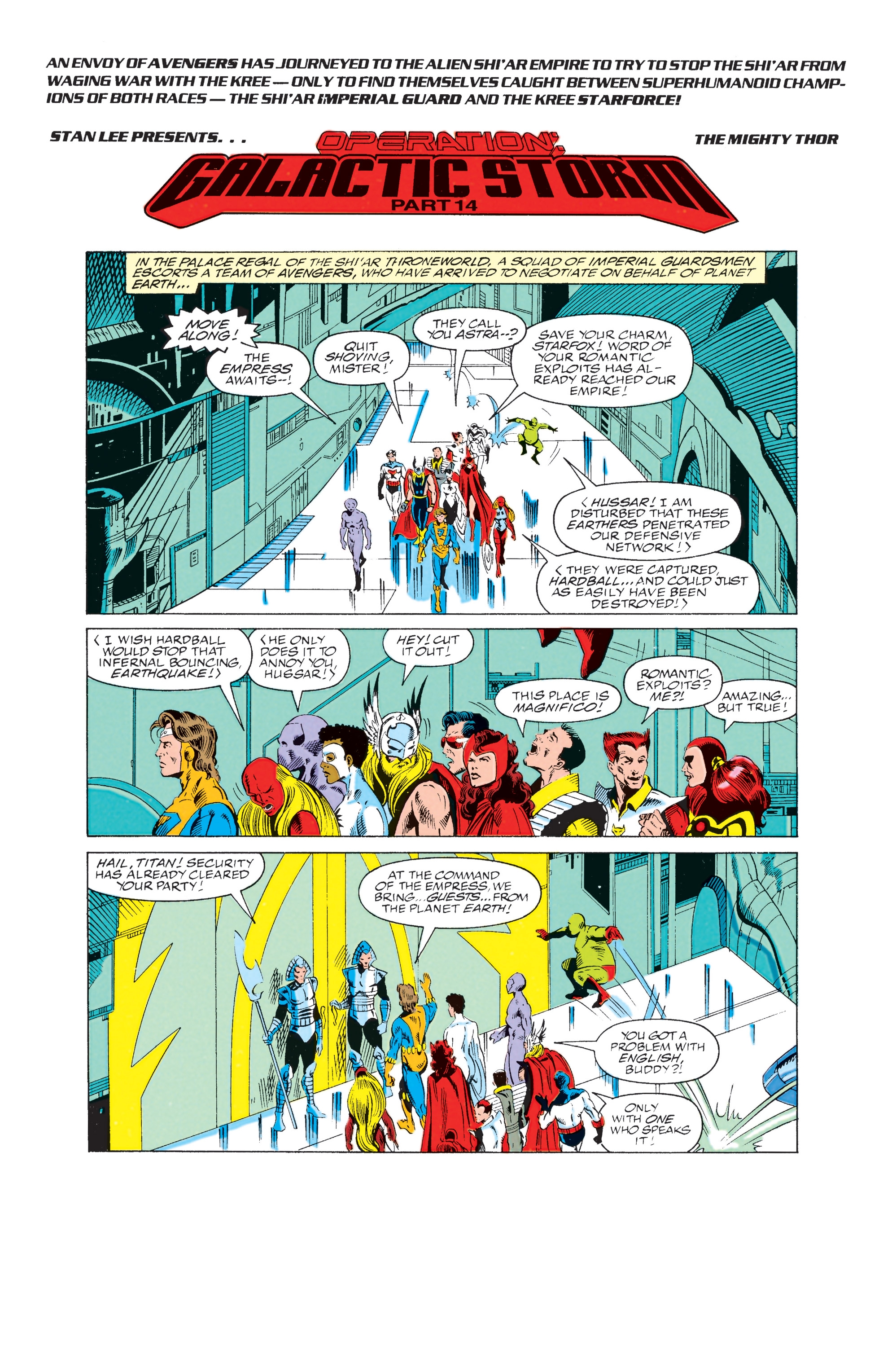 Read online Avengers Epic Collection: Operation Galactic Storm comic -  Issue # TPB (Part 3) - 93