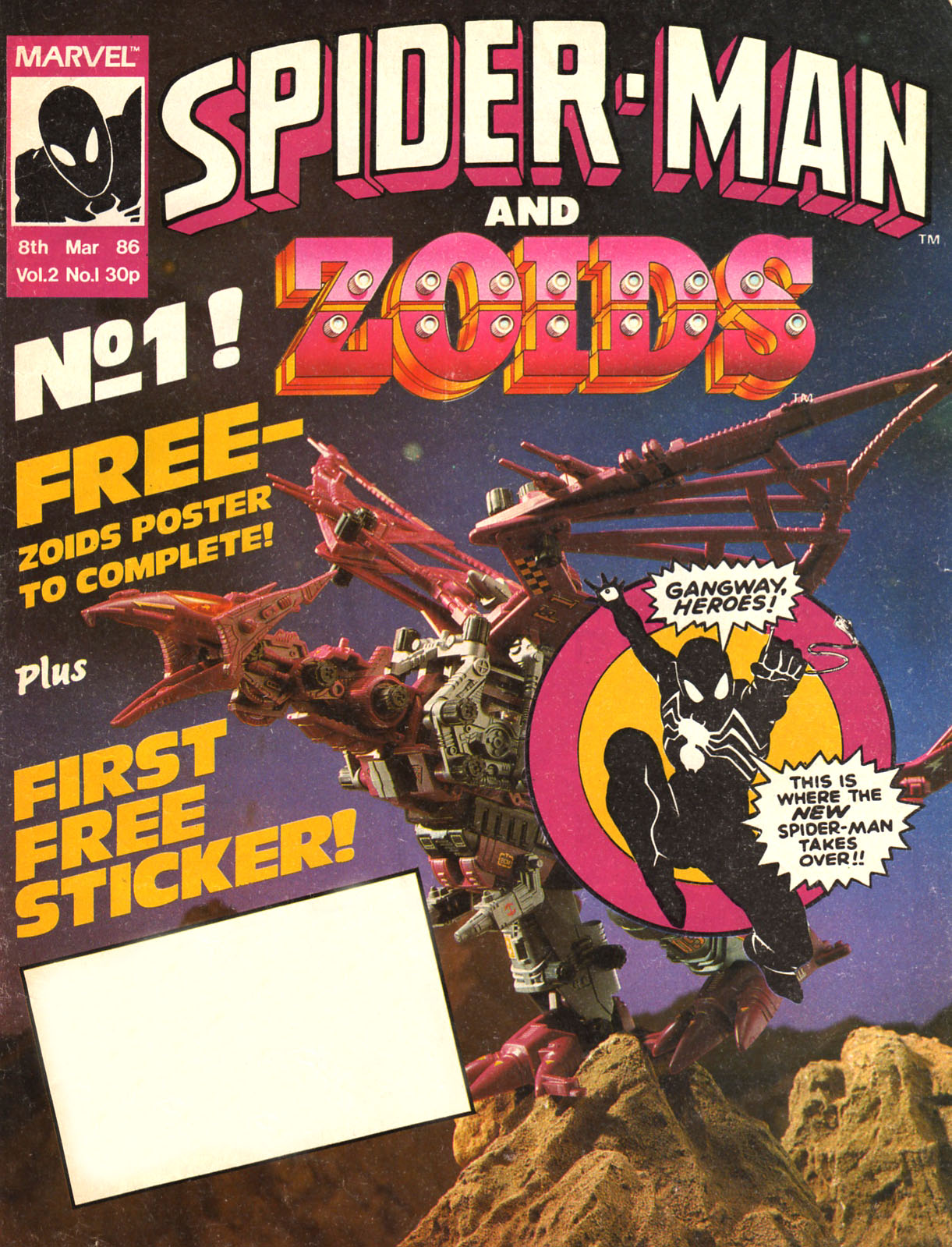 Read online Spider-Man and Zoids comic -  Issue #1 - 1