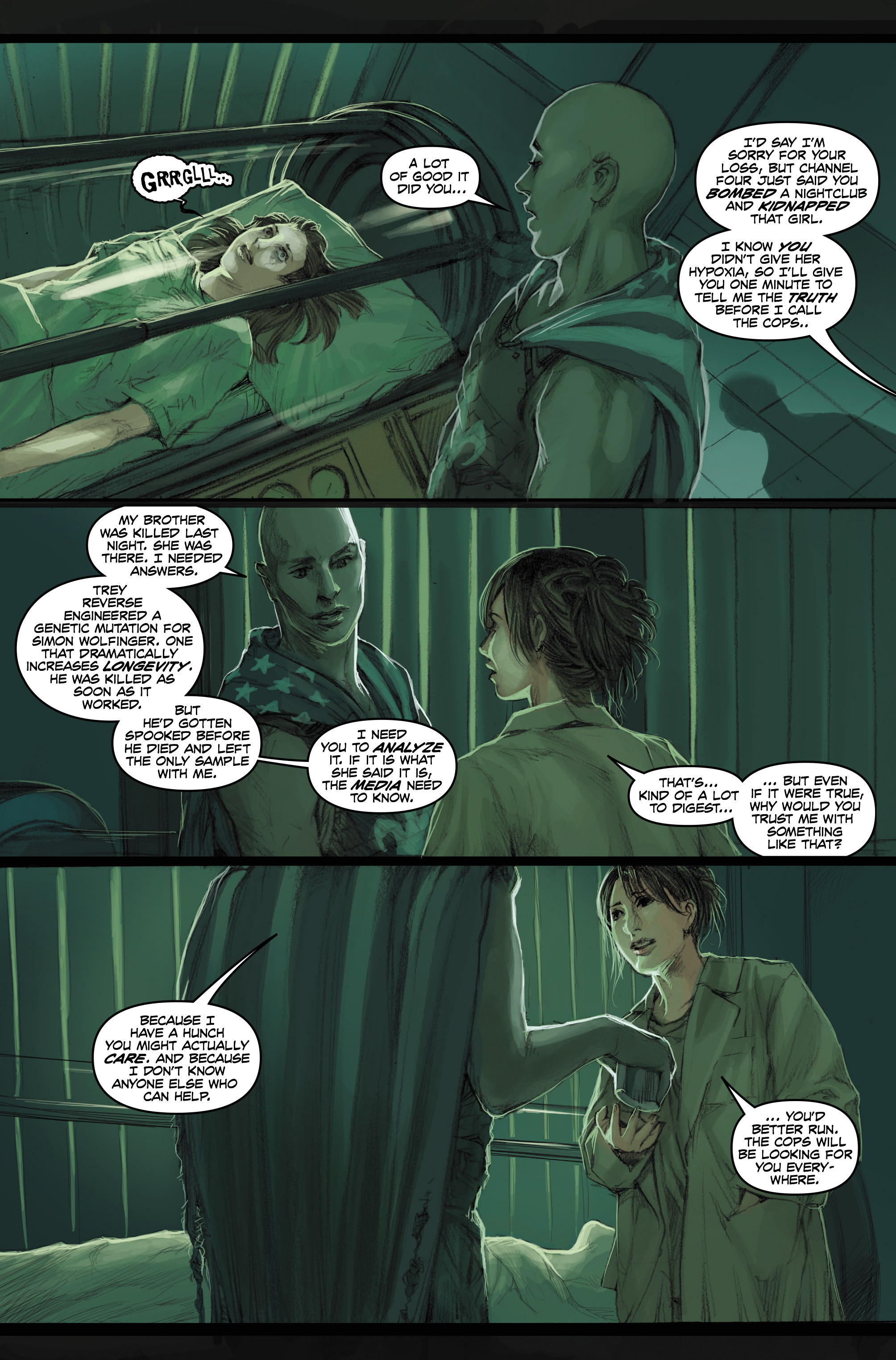 Read online Bloodthirsty: One Nation Under Water comic -  Issue #3 - 10
