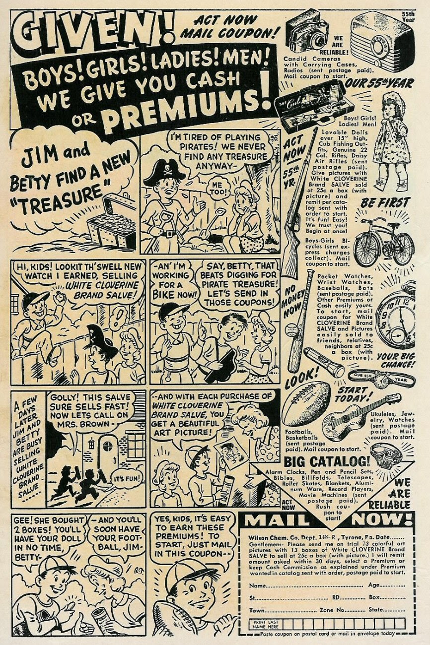 Read online Girl Comics (1949) comic -  Issue #6 - 35