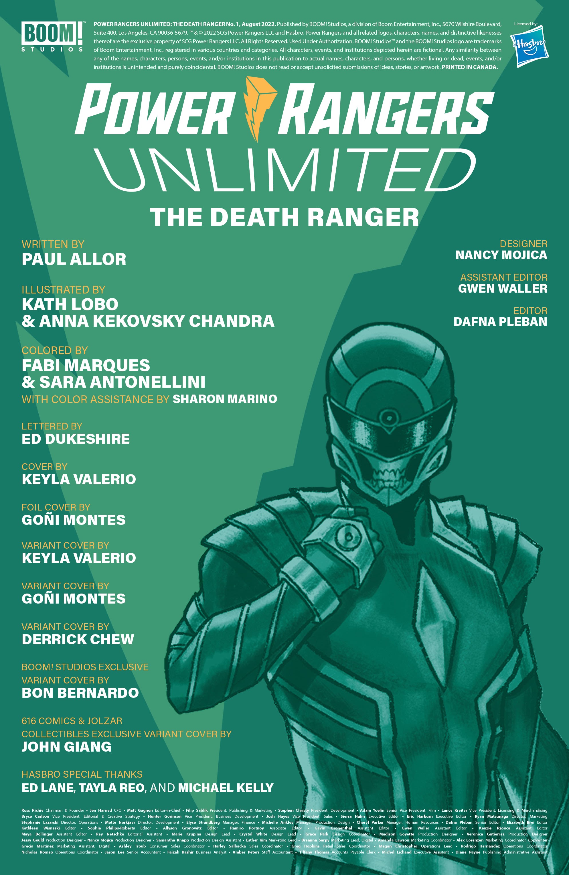 Read online Power Rangers Unlimited comic -  Issue # The Death Ranger - 2