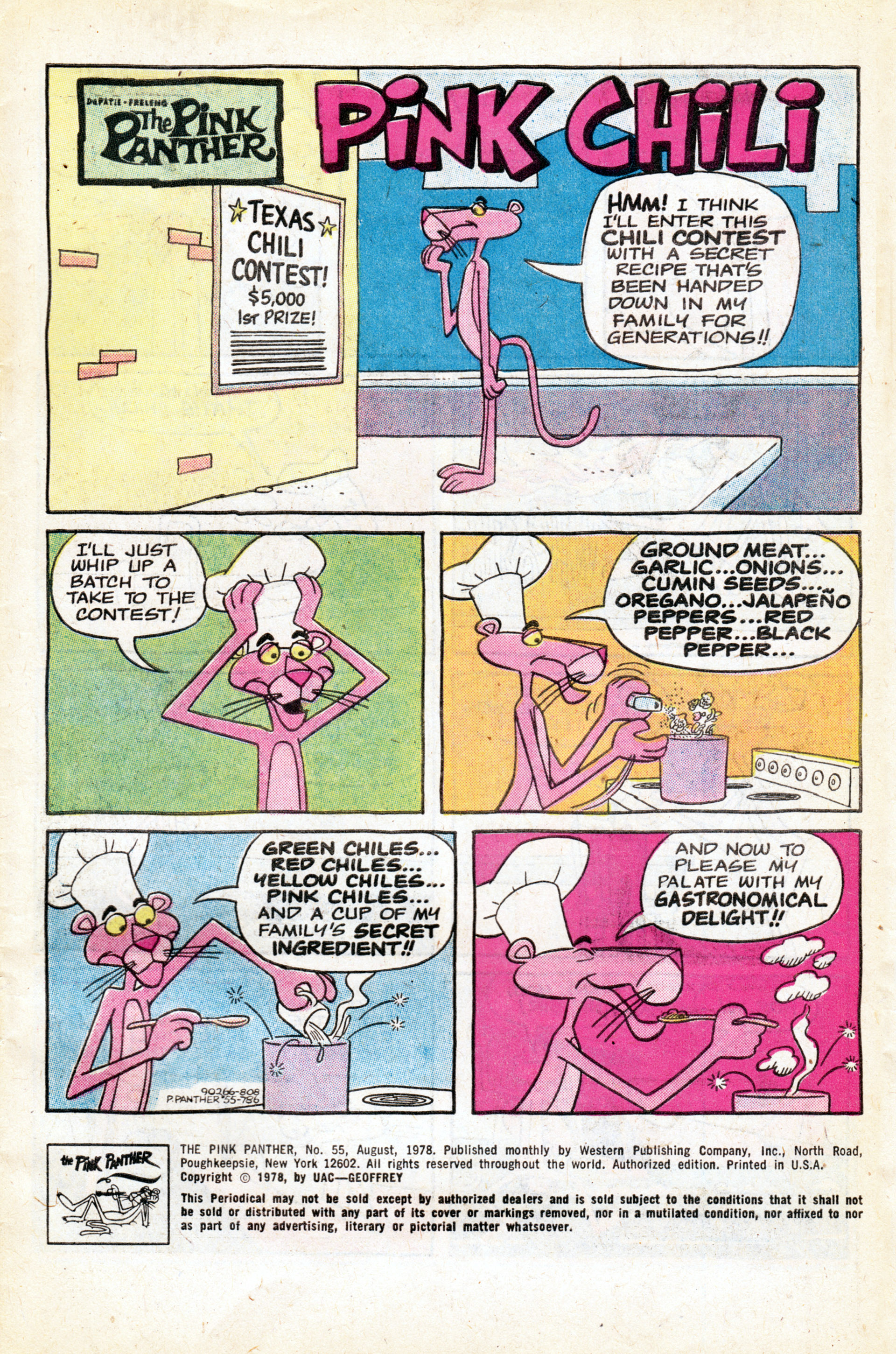 Read online The Pink Panther (1971) comic -  Issue #55 - 3