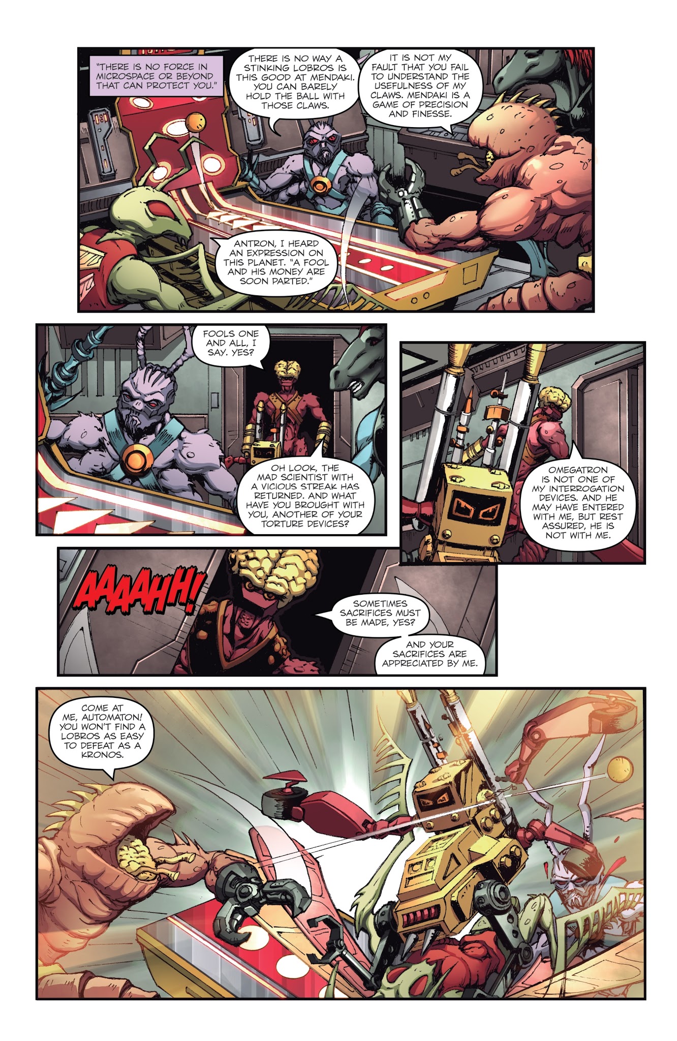 Read online Micronauts: Wrath of Karza comic -  Issue #4 - 12
