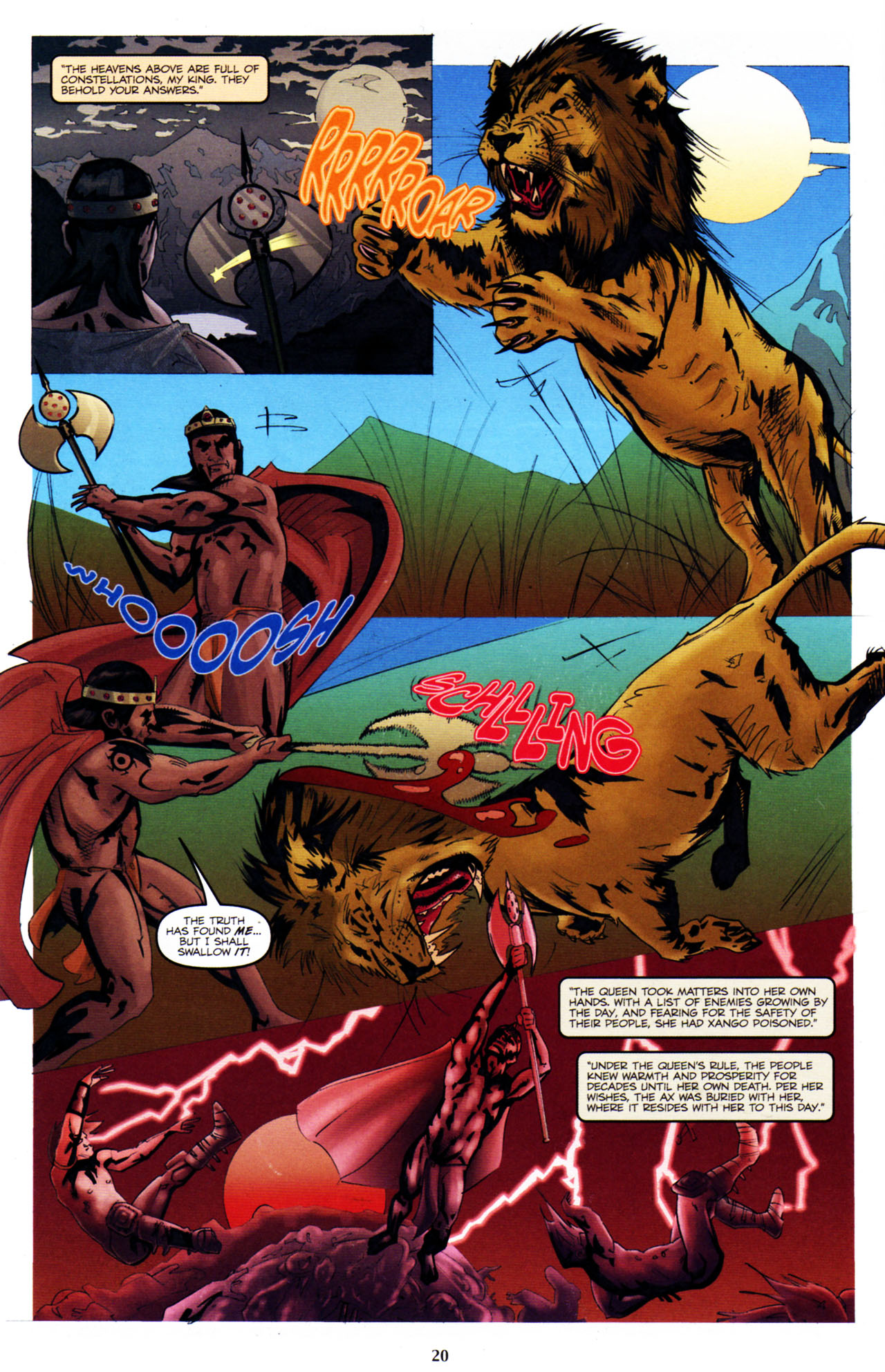 Read online The Mummy: The Rise and Fall of Xango's Ax comic -  Issue #2 - 21