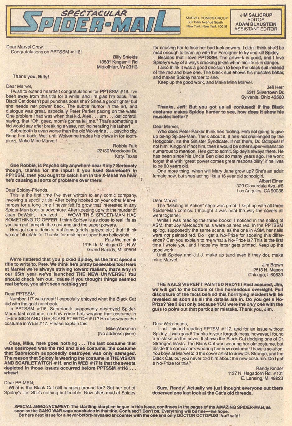 Read online The Spectacular Spider-Man (1976) comic -  Issue #123 - 25