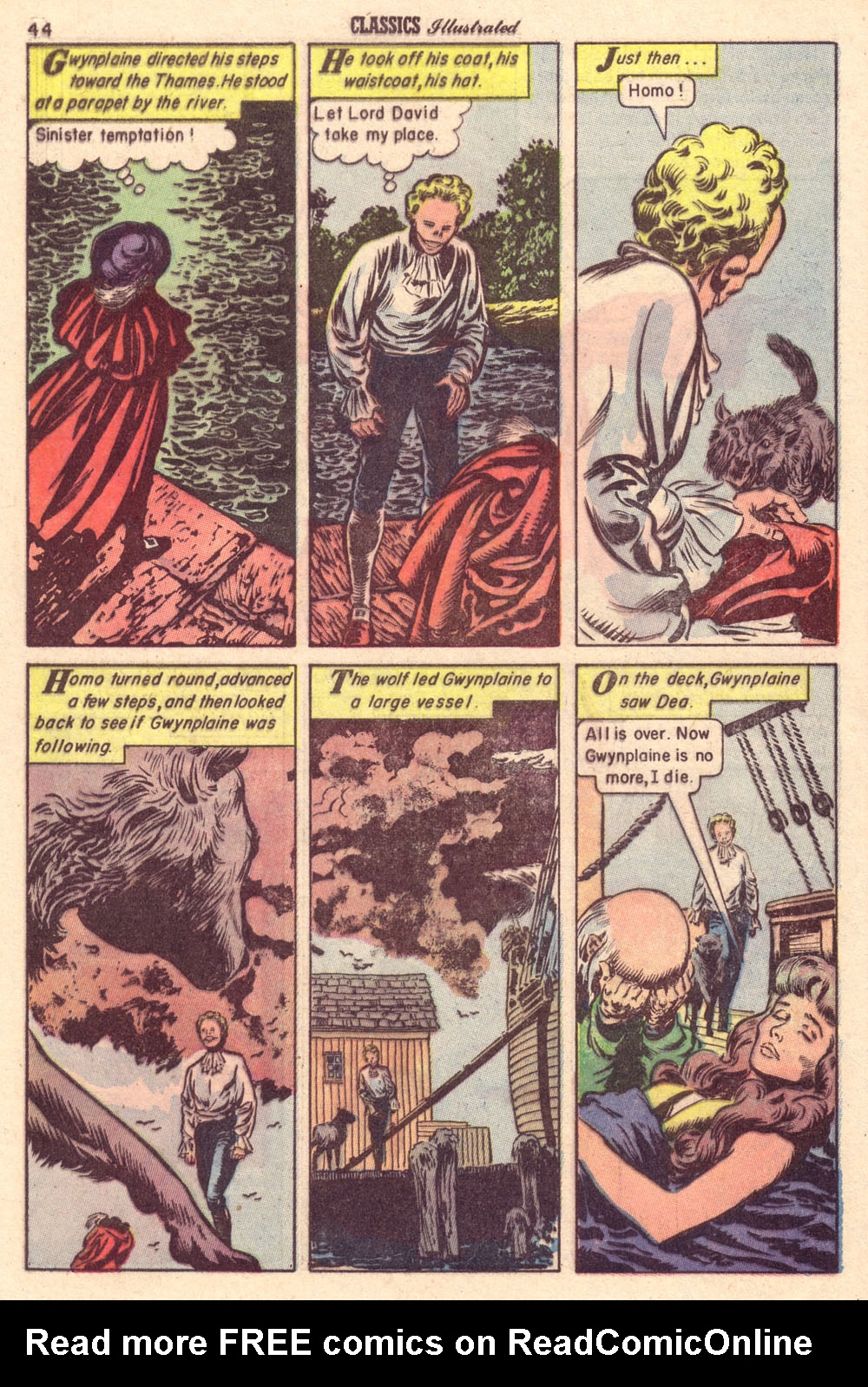 Read online Classics Illustrated comic -  Issue #71 - 44