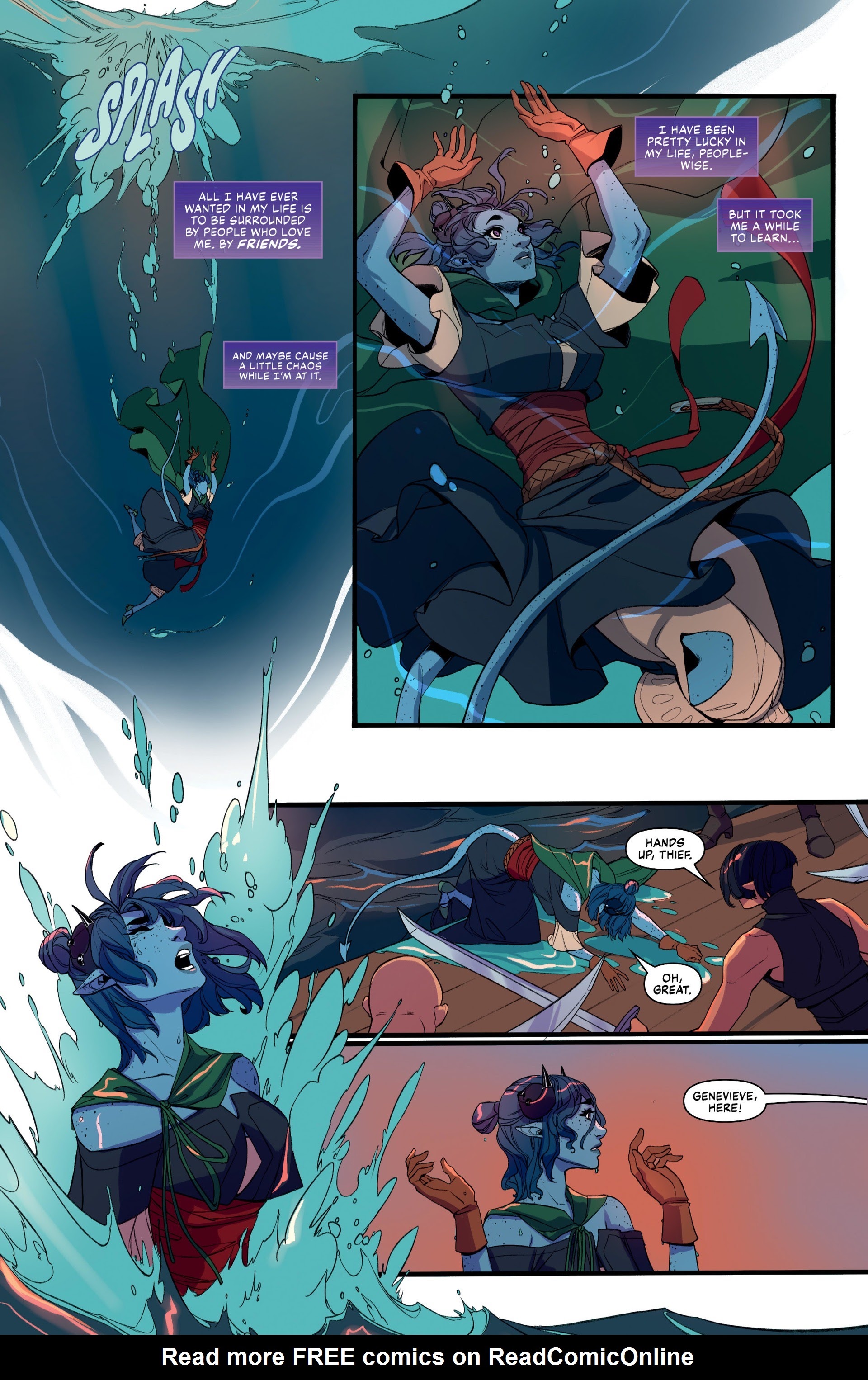 Read online Critical Role: The Mighty Nein Origins–Jester Lavorre comic -  Issue # Full - 45