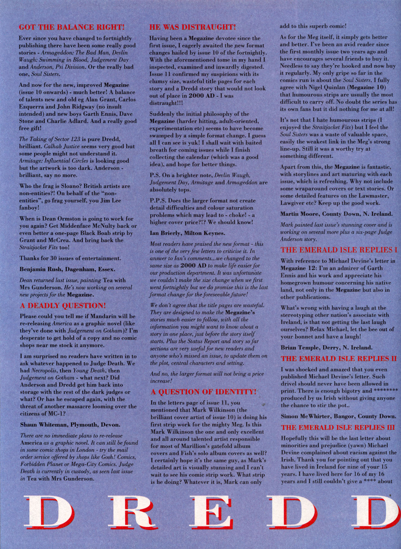 Read online Judge Dredd: The Megazine (vol. 2) comic -  Issue #16 - 32