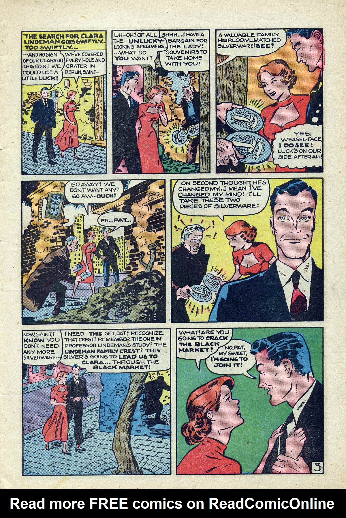 Read online The Saint (1947) comic -  Issue #6 - 5