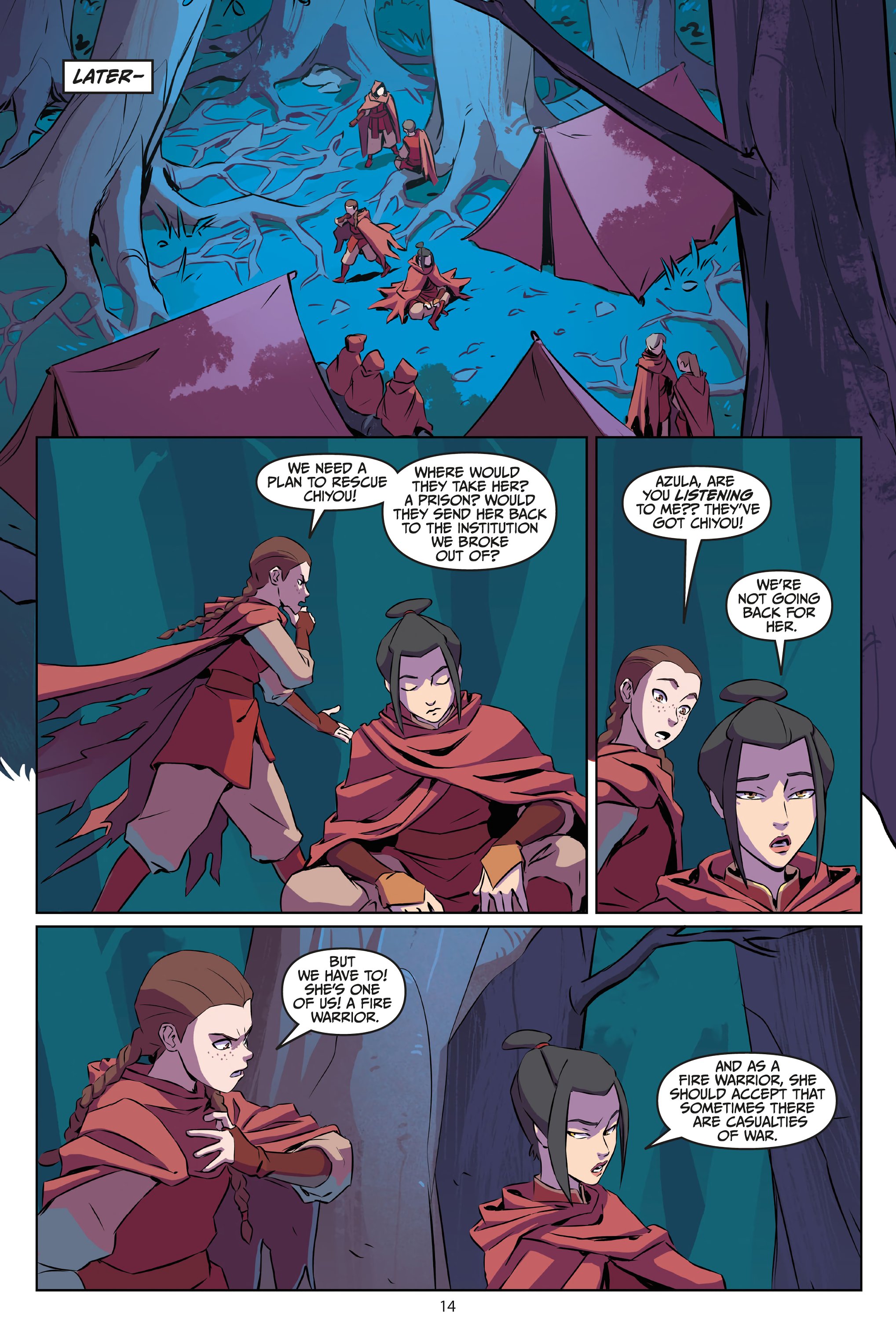 Read online Avatar: The Last Airbender - Azula in the Spirit Temple comic -  Issue # TPB - 15