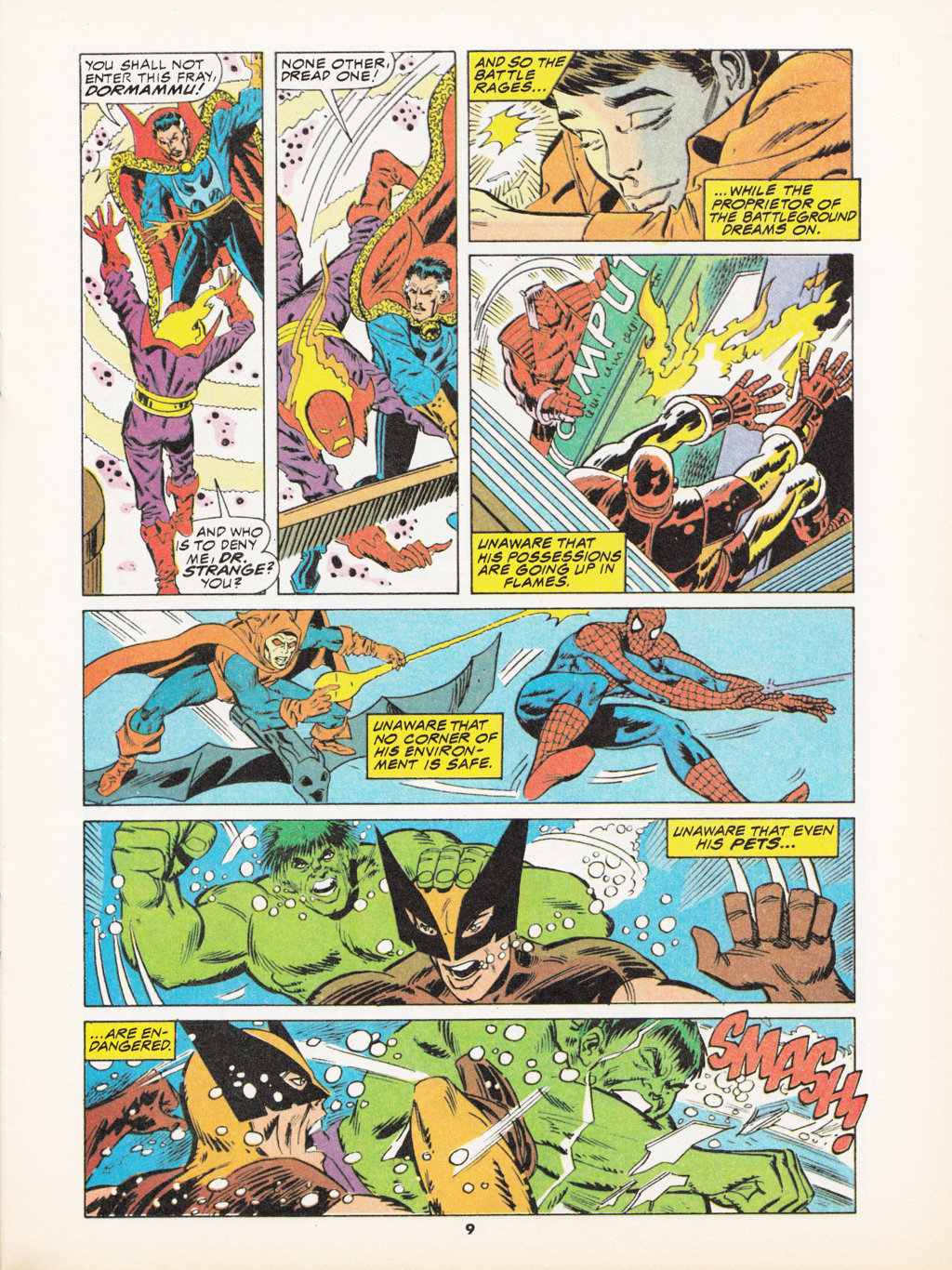 Read online Marvel Super Heroes Summer Fun comic -  Issue # Full - 9
