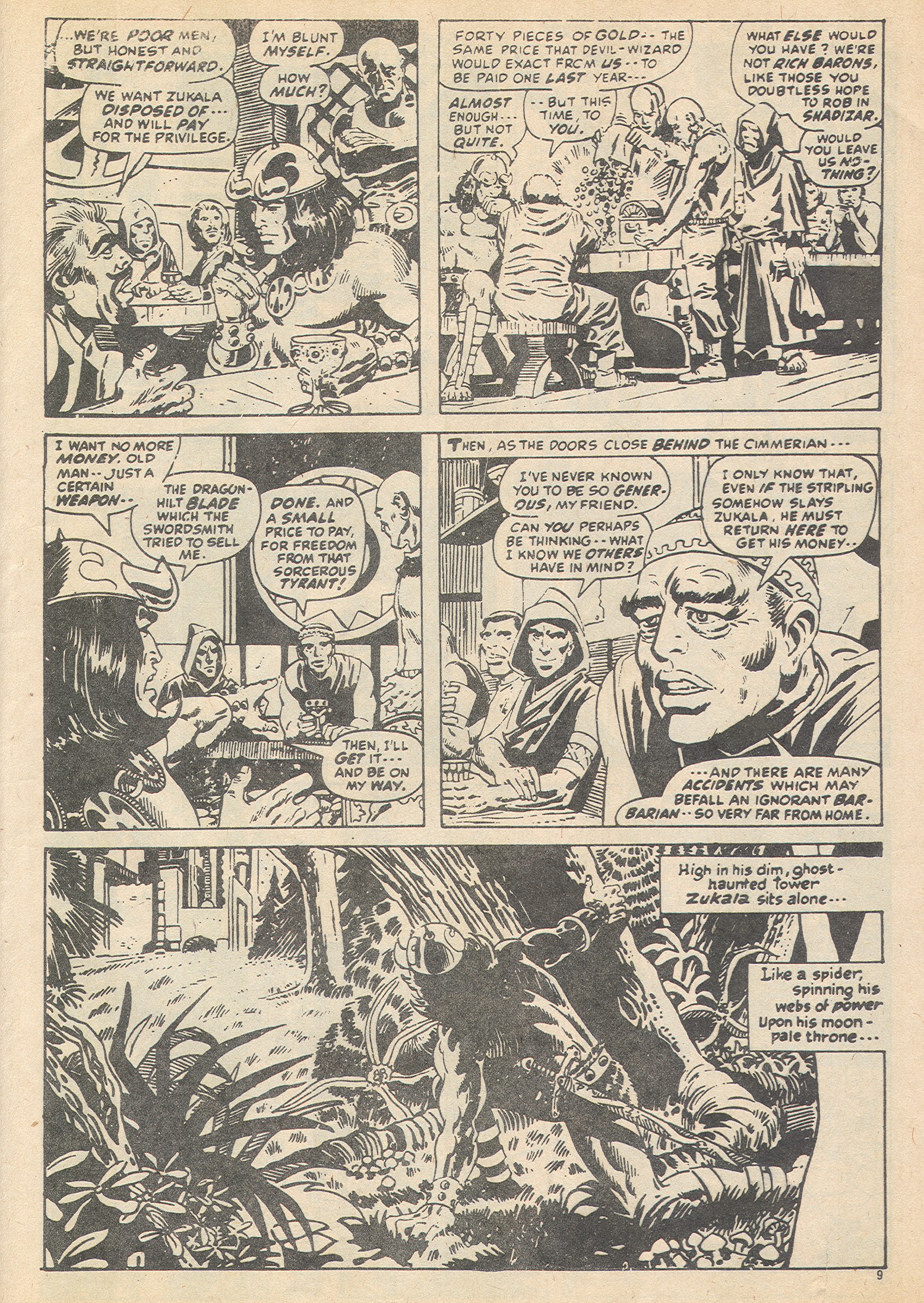 Read online The Savage Sword of Conan (1975) comic -  Issue #5 - 9