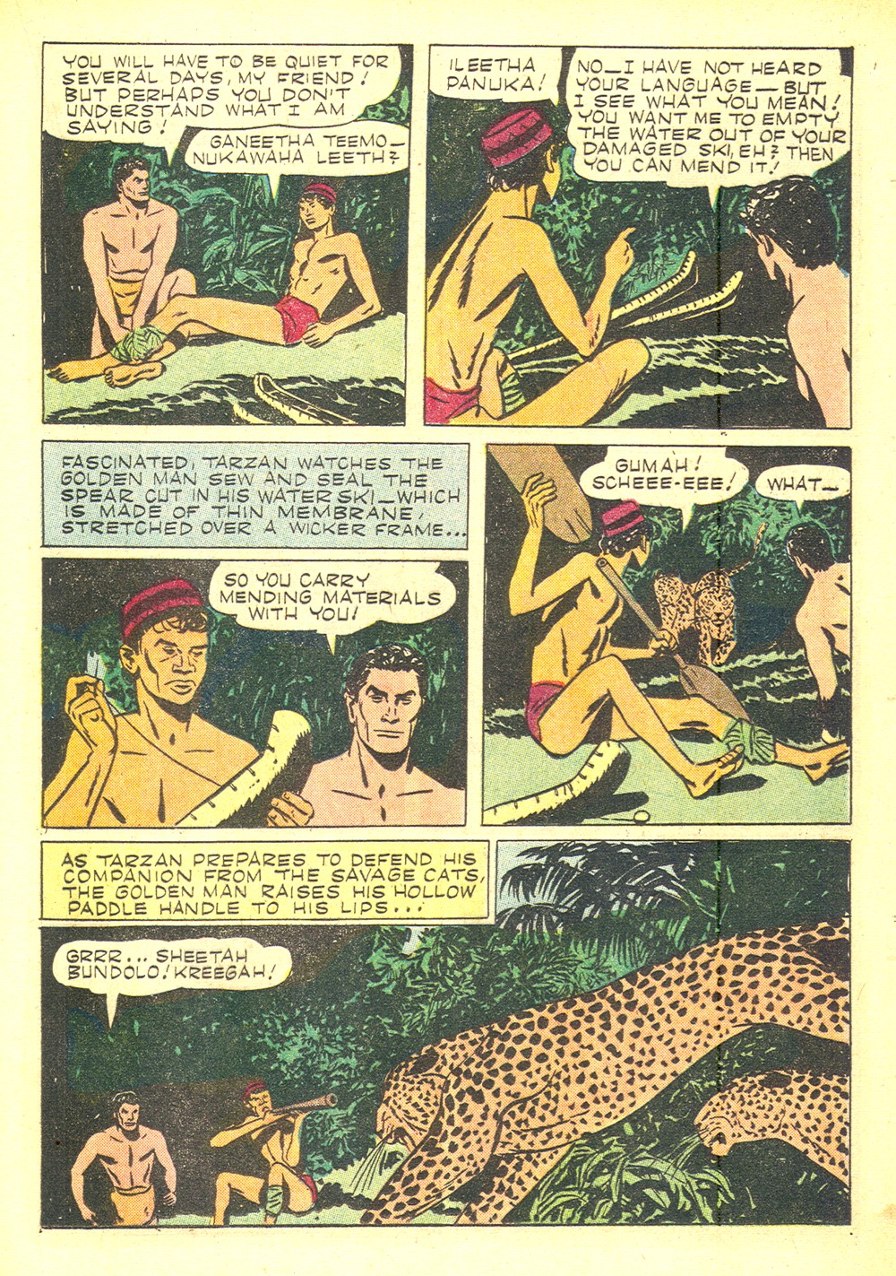 Read online Tarzan (1948) comic -  Issue #77 - 21