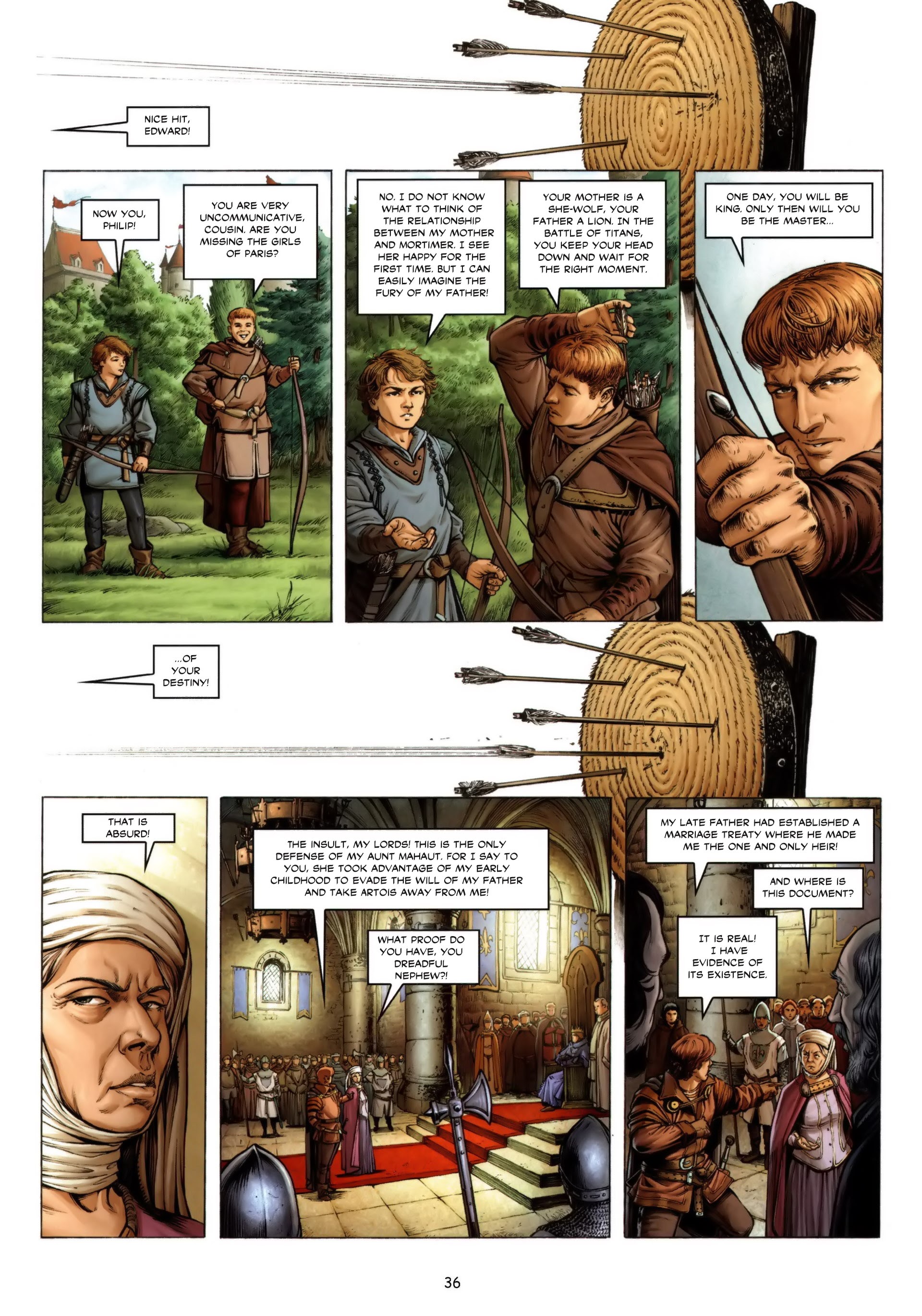 Read online Isabella: She-Wolf of France comic -  Issue #2 - 37
