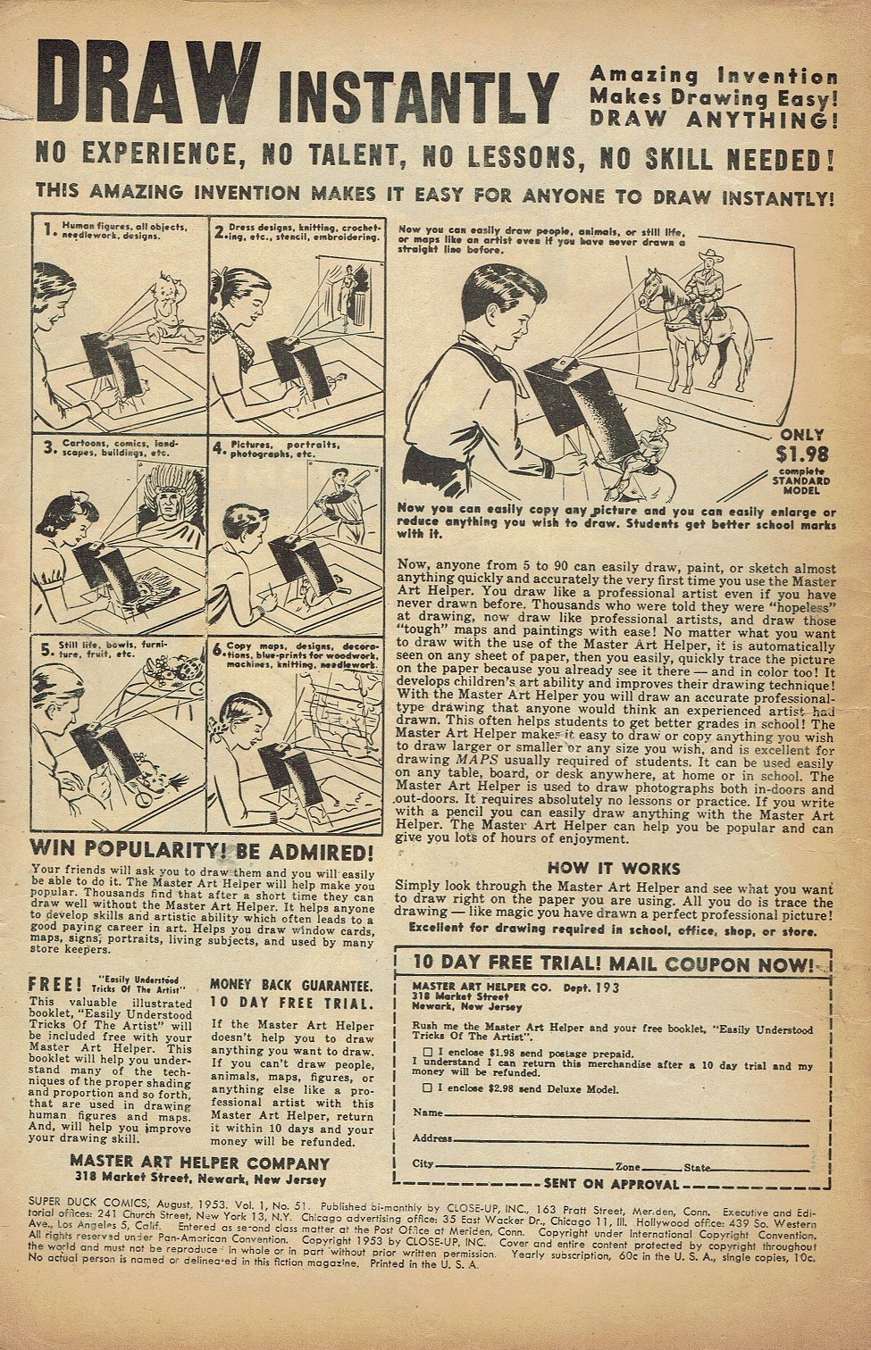 Read online Super Duck Comics comic -  Issue #51 - 2