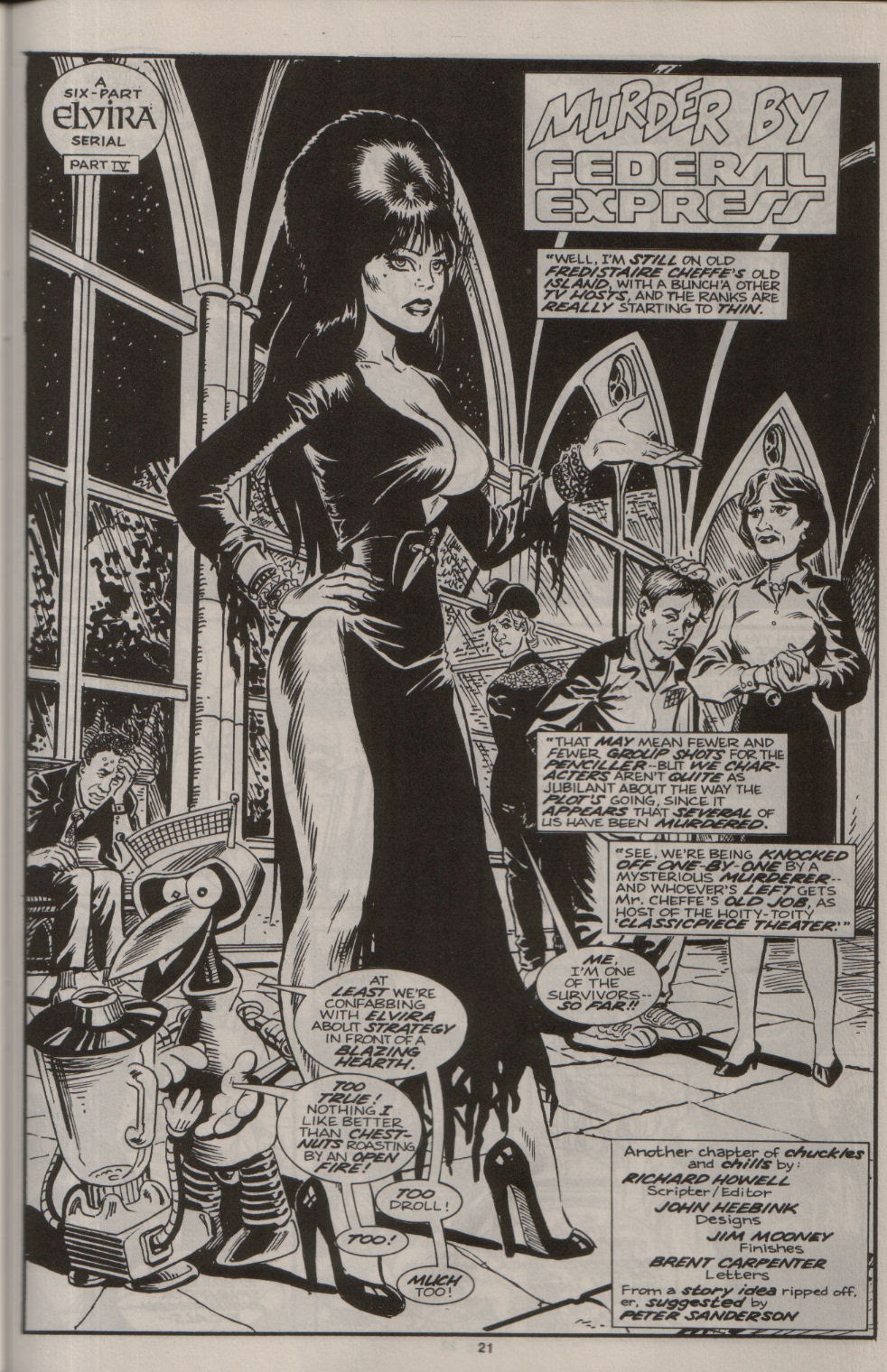 Read online Elvira, Mistress of the Dark comic -  Issue #21 - 19