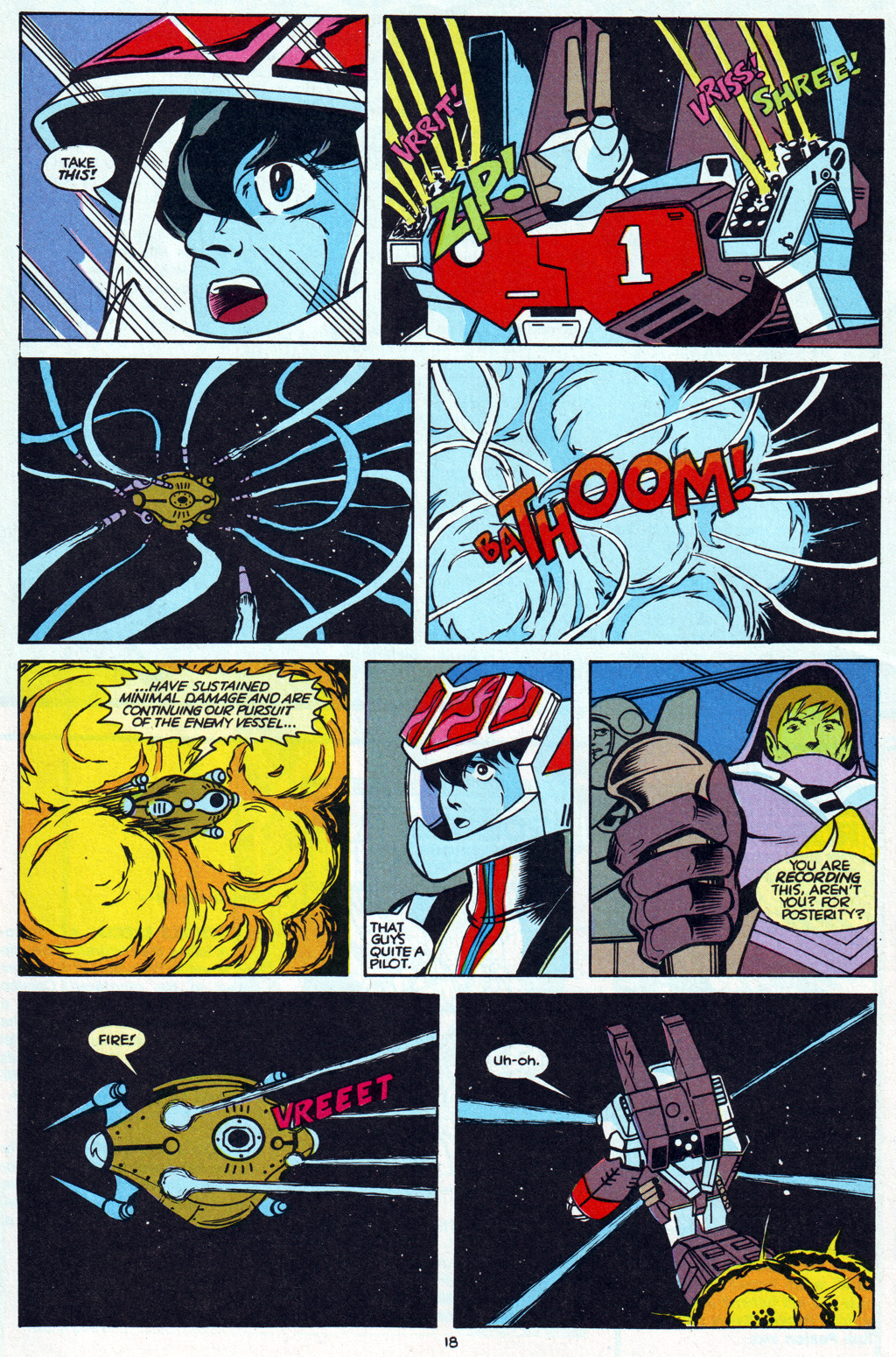 Read online Robotech The Macross Saga comic -  Issue #9 - 18