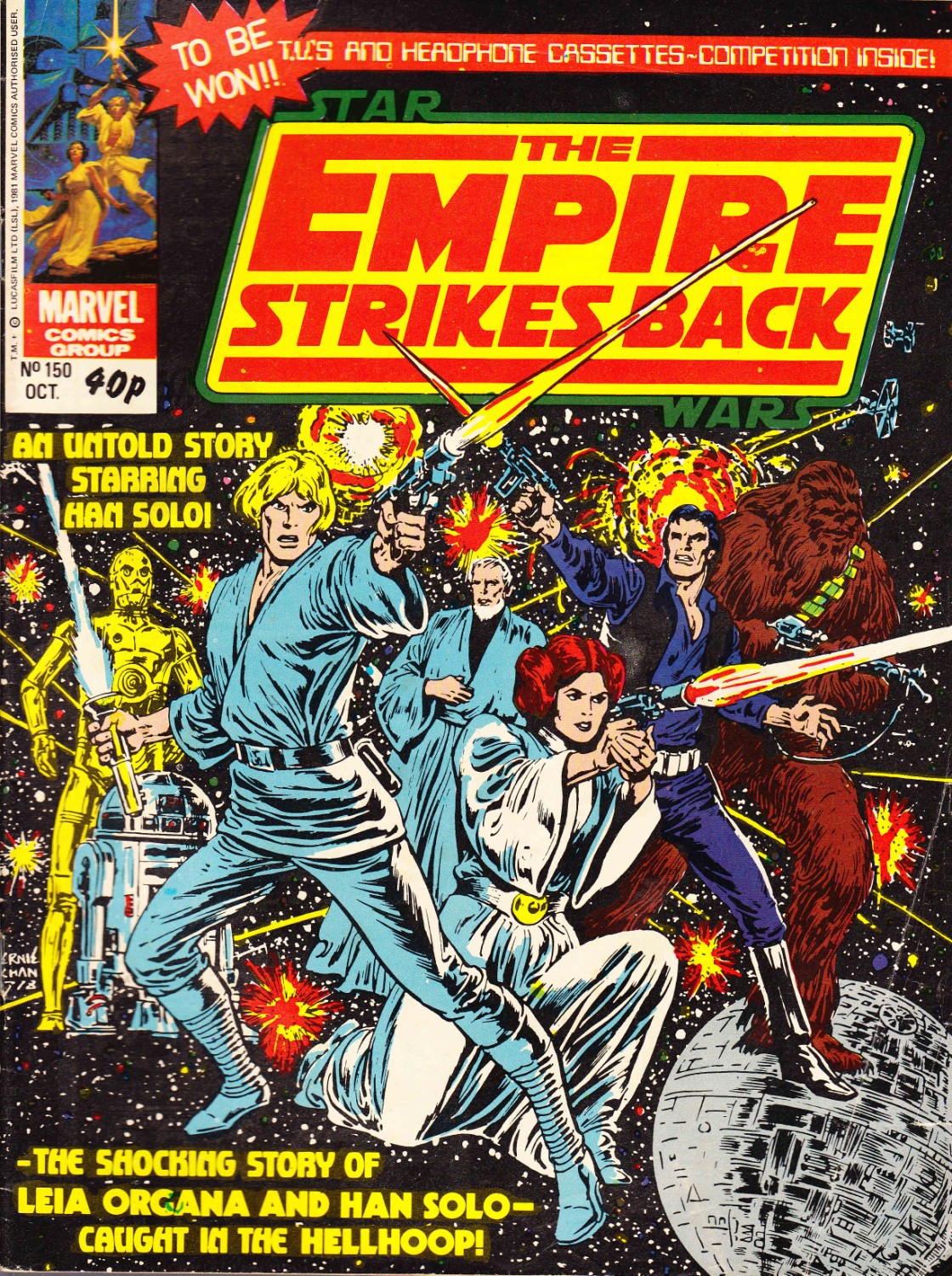 Read online Star Wars Weekly comic -  Issue #150 - 1