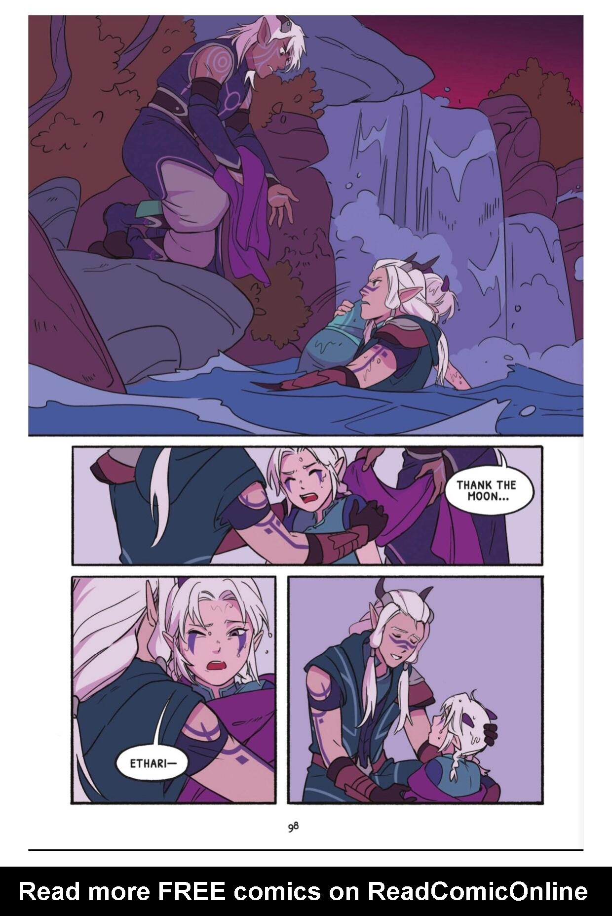 Read online The Dragon Prince: Bloodmoon Huntress comic -  Issue # TPB - 101