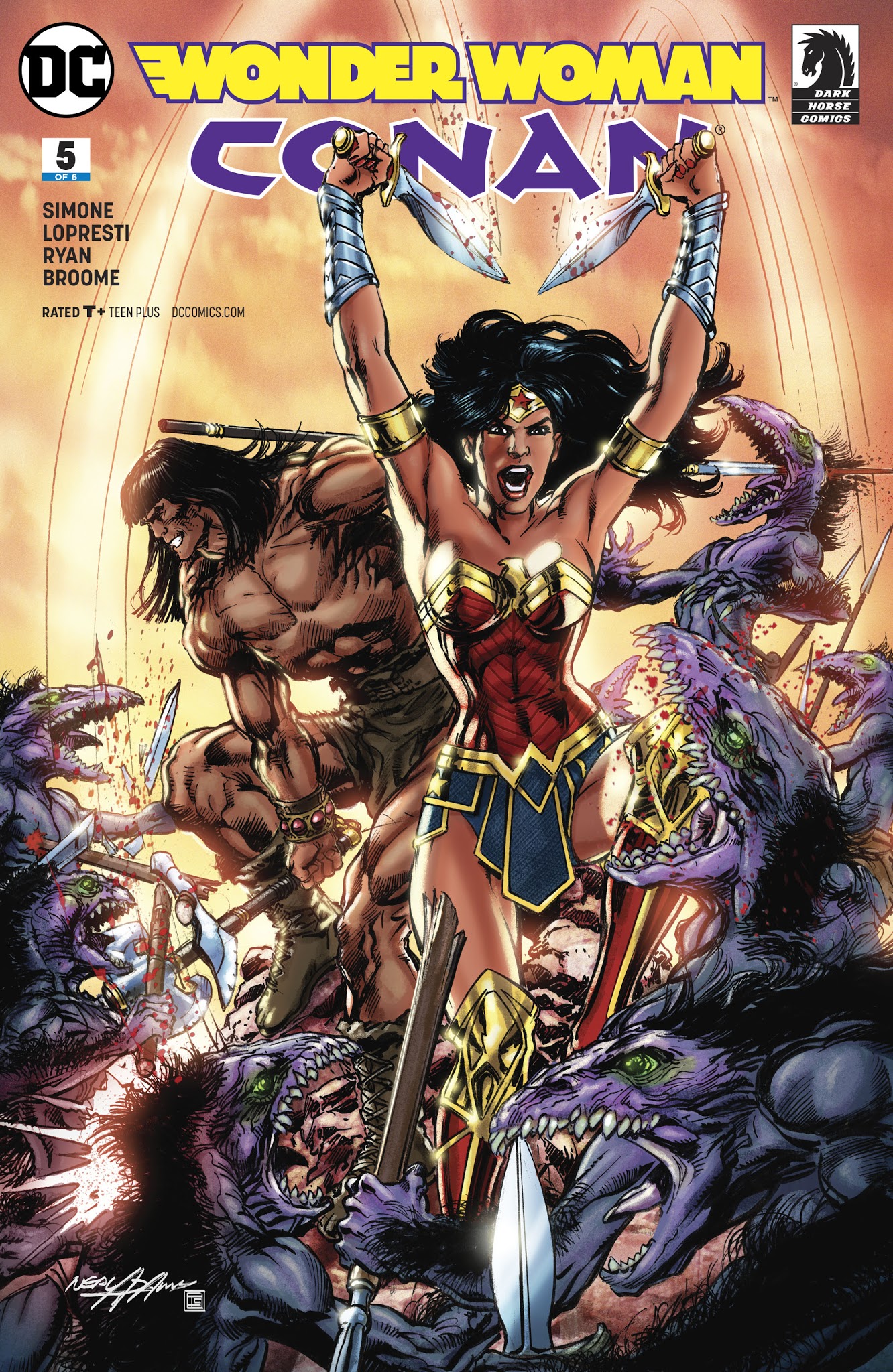 Read online Wonder Woman/Conan comic -  Issue #5 - 2