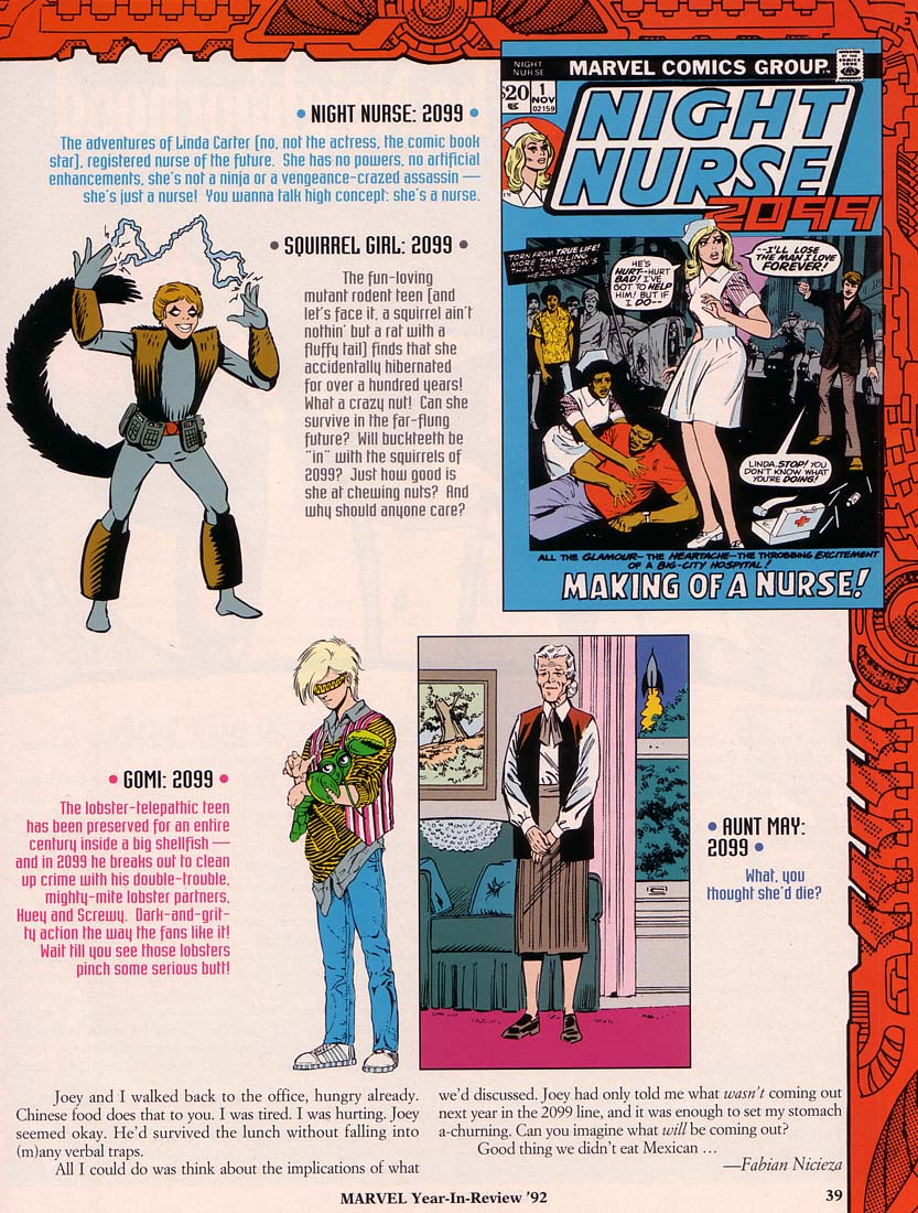 Read online Marvel: The Year-in-Review comic -  Issue #4 - 41