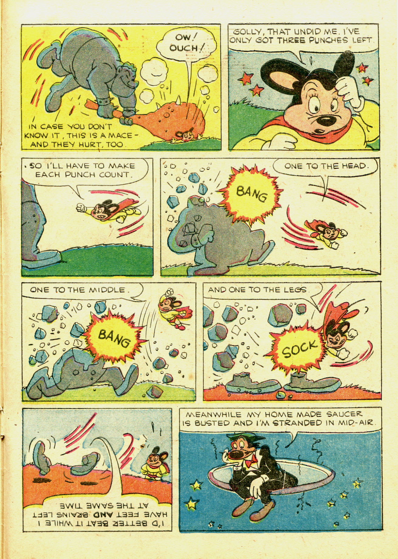Read online Paul Terry's Mighty Mouse Comics comic -  Issue #30 - 33
