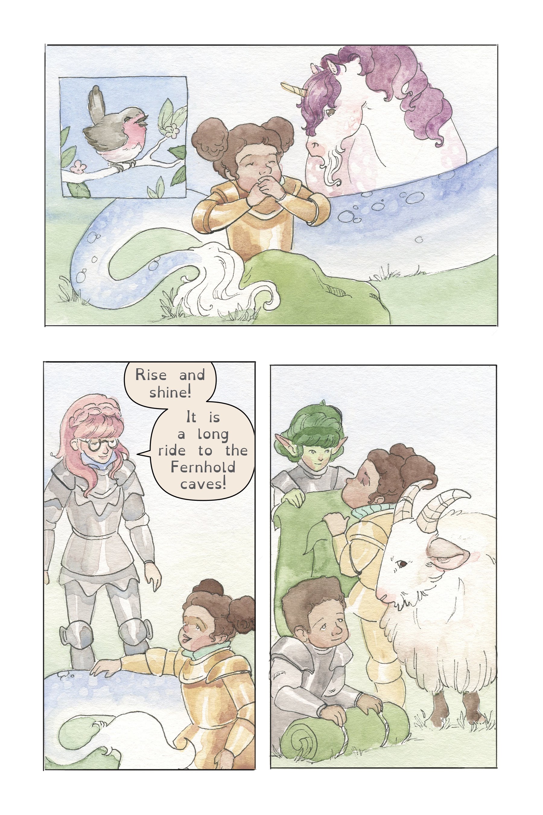 Read online Emiline: Knight in Training comic -  Issue # Full - 25