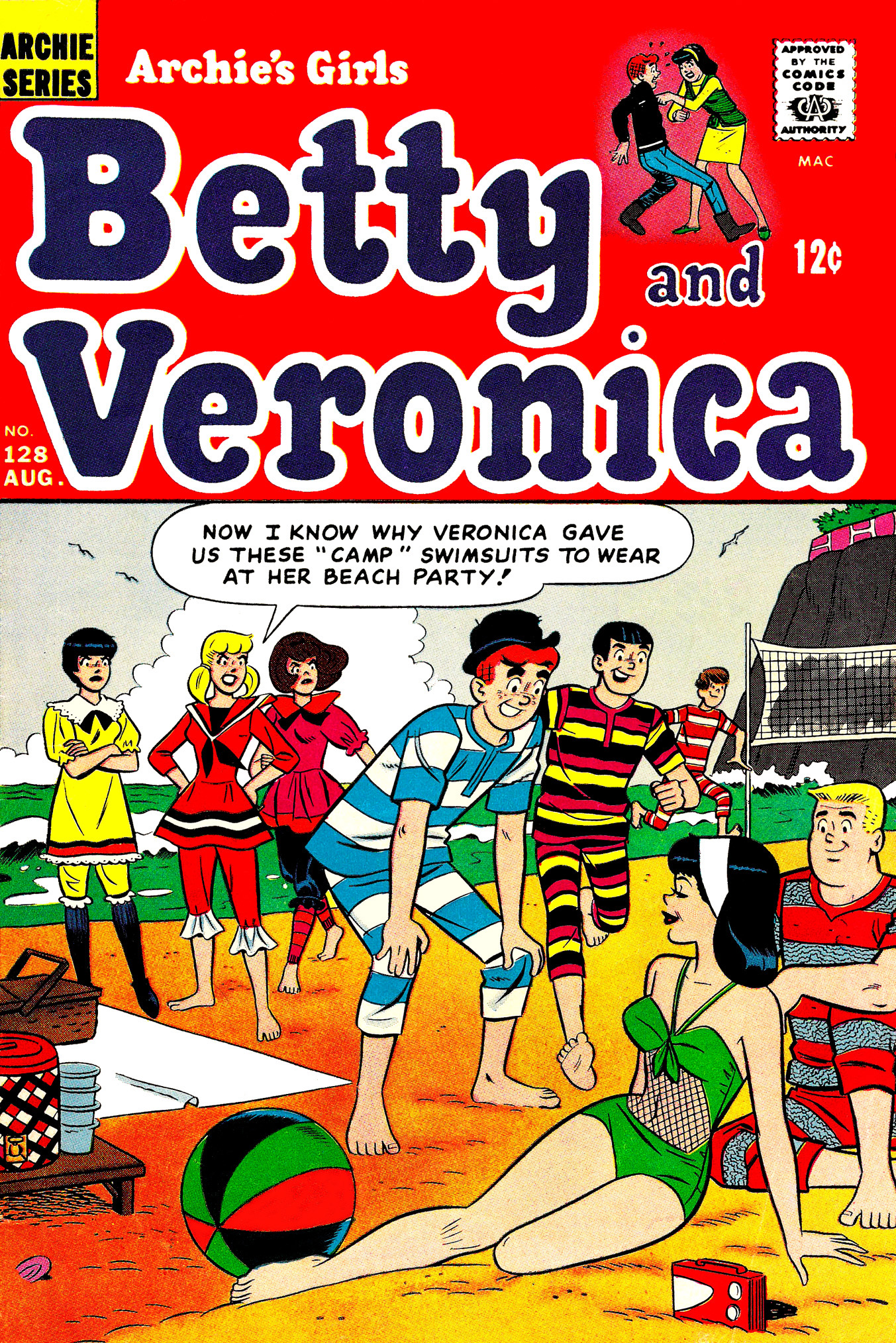 Read online Archie's Girls Betty and Veronica comic -  Issue #128 - 1