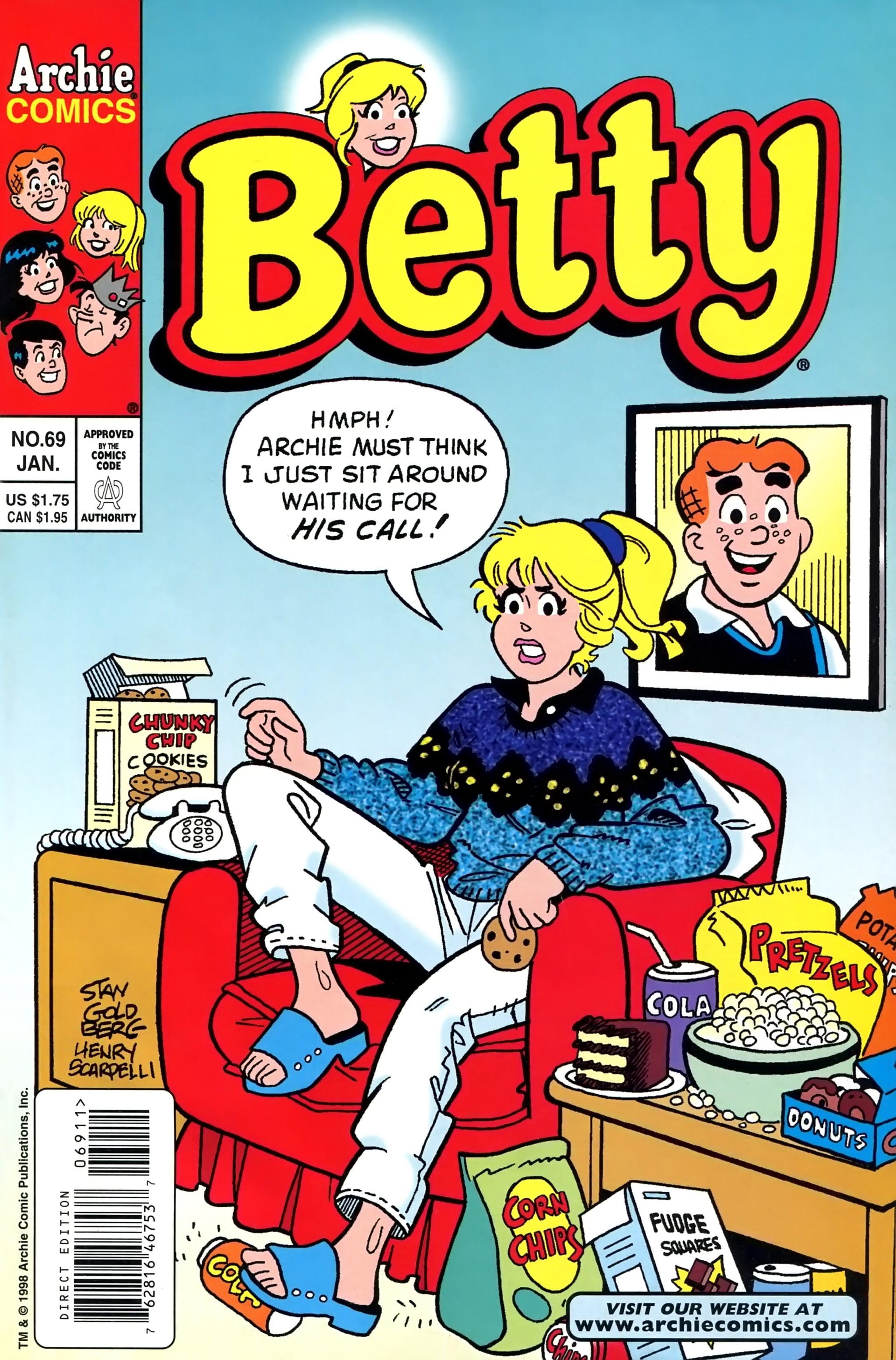 Read online Betty comic -  Issue #69 - 1