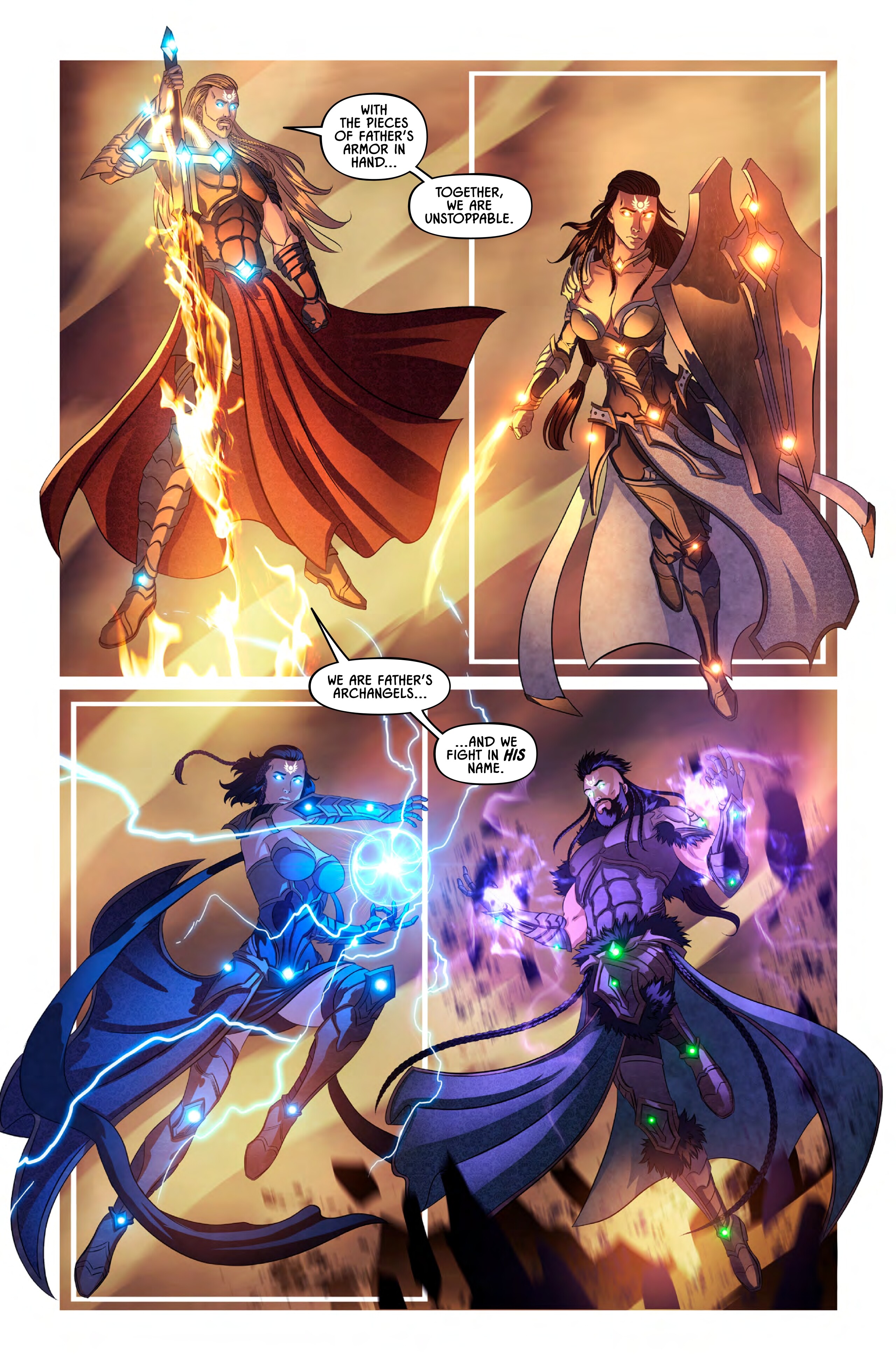 Read online Knights of the Golden Sun comic -  Issue #14 - 11