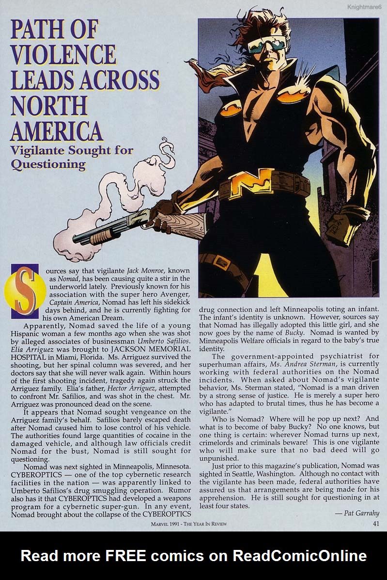 Read online Marvel: The Year-in-Review comic -  Issue #3 - 42