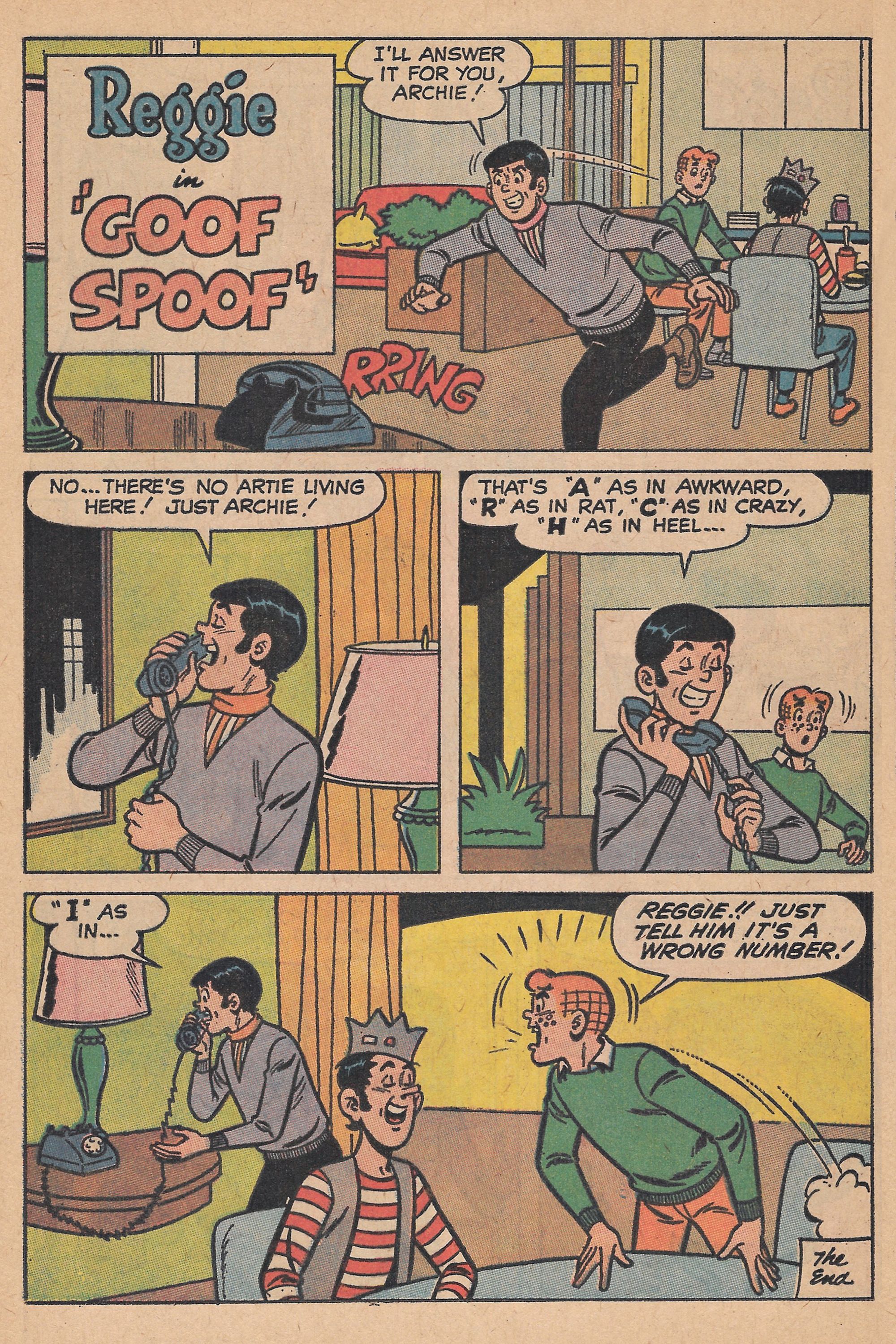 Read online Reggie's Wise Guy Jokes comic -  Issue #6 - 44
